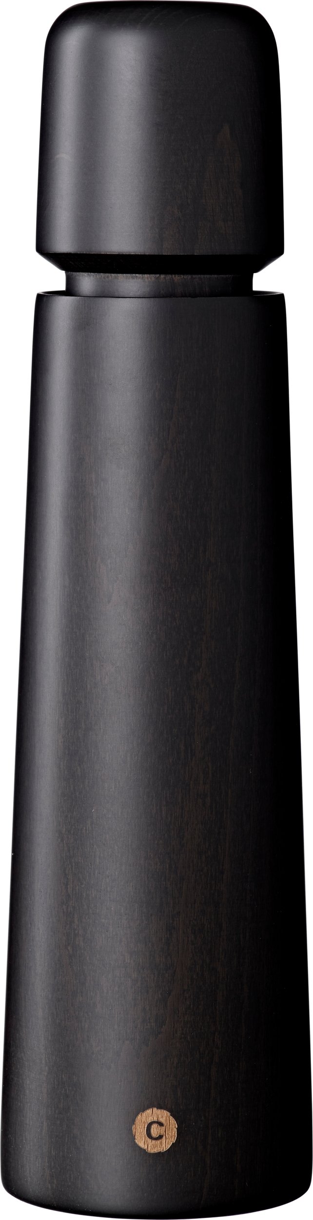 Młynek do soli lub pieprzu Stockholm 27 cm czarny drewno bukowe