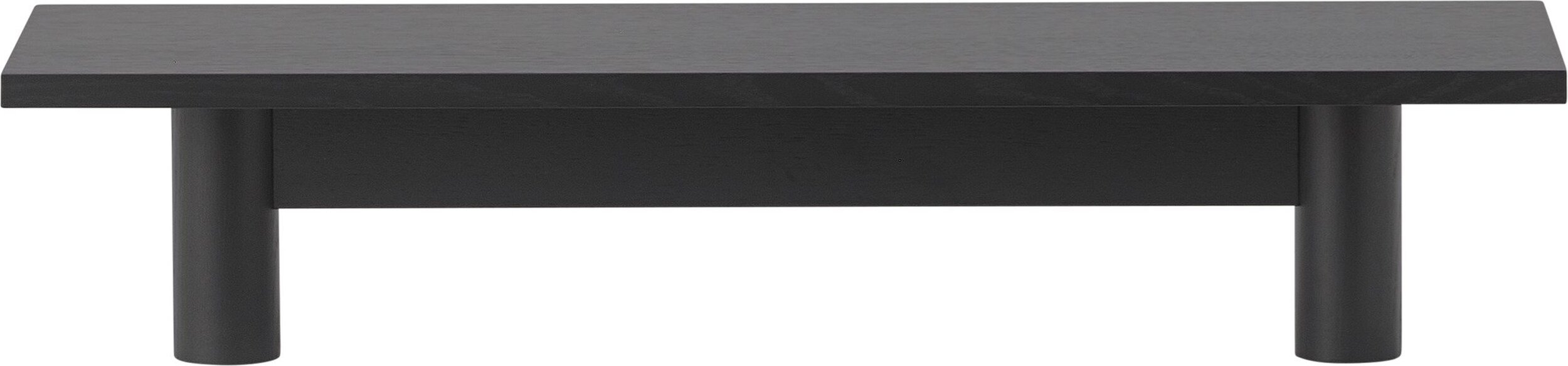 Półka Linear System 75 cm czarny dąb