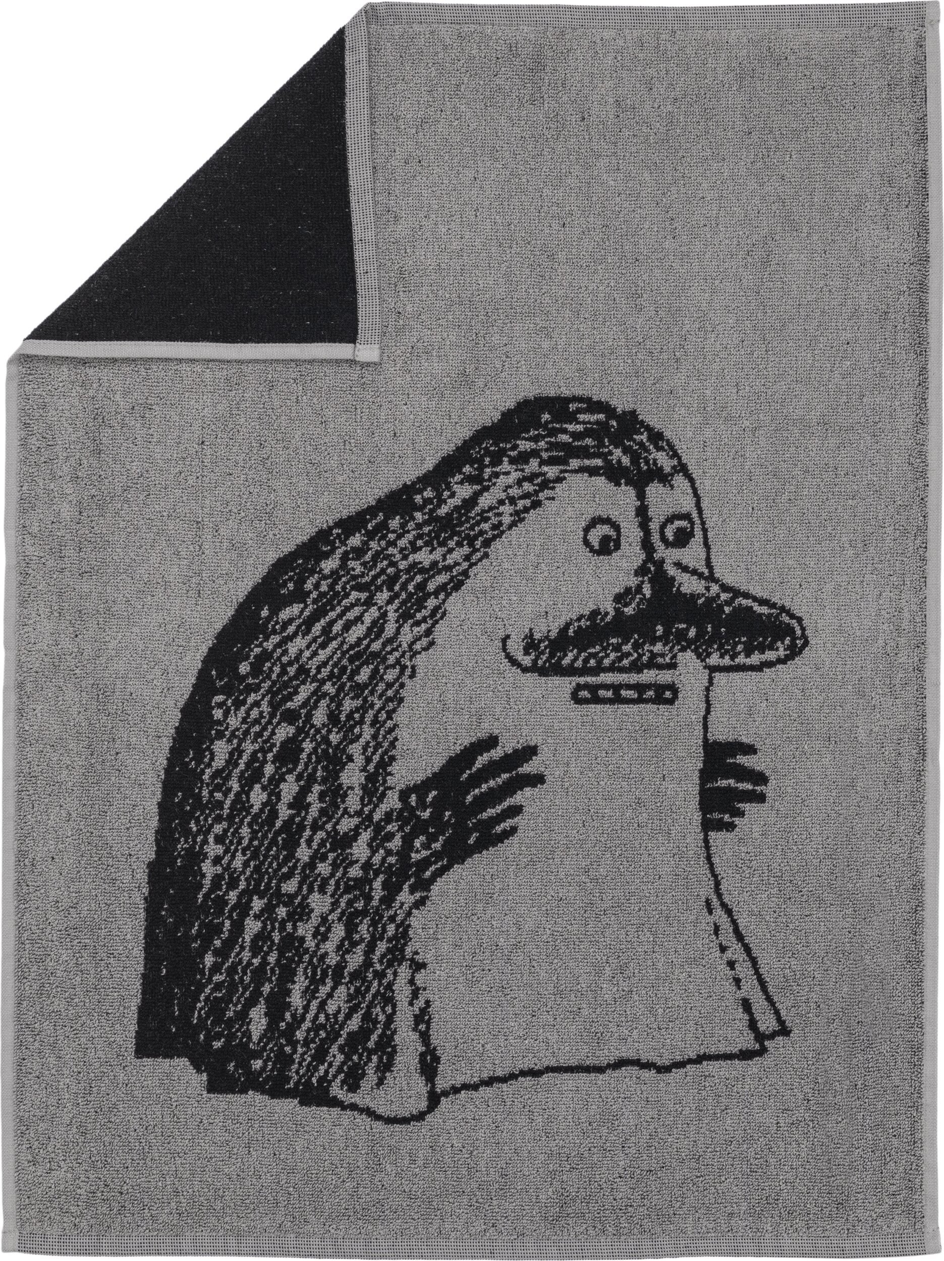 Ręcznik Arabia Finland Muminki Buka 50 x 70 cm szary