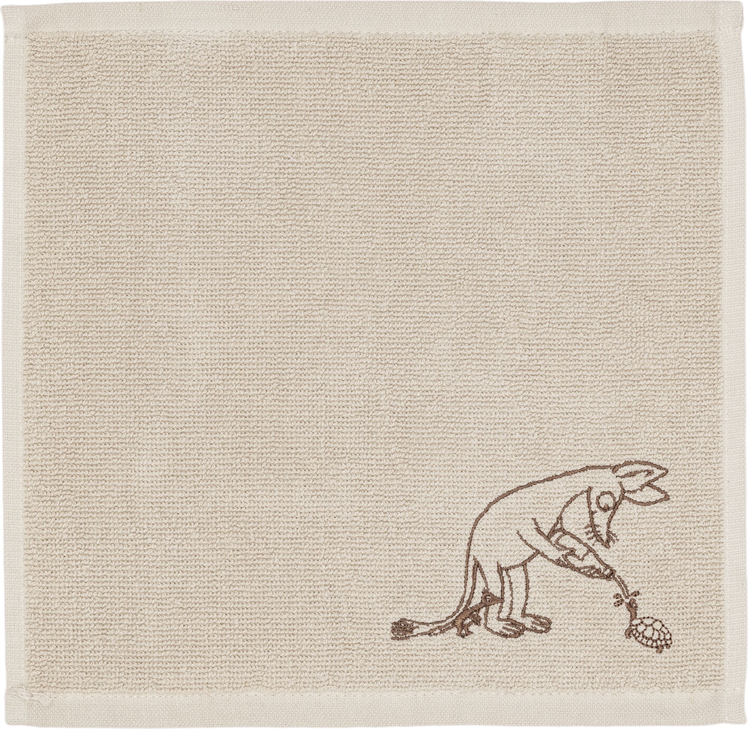 Ręcznik do rąk Arabia Finland Muminki Ryjek 25 x 25 cm beżowy