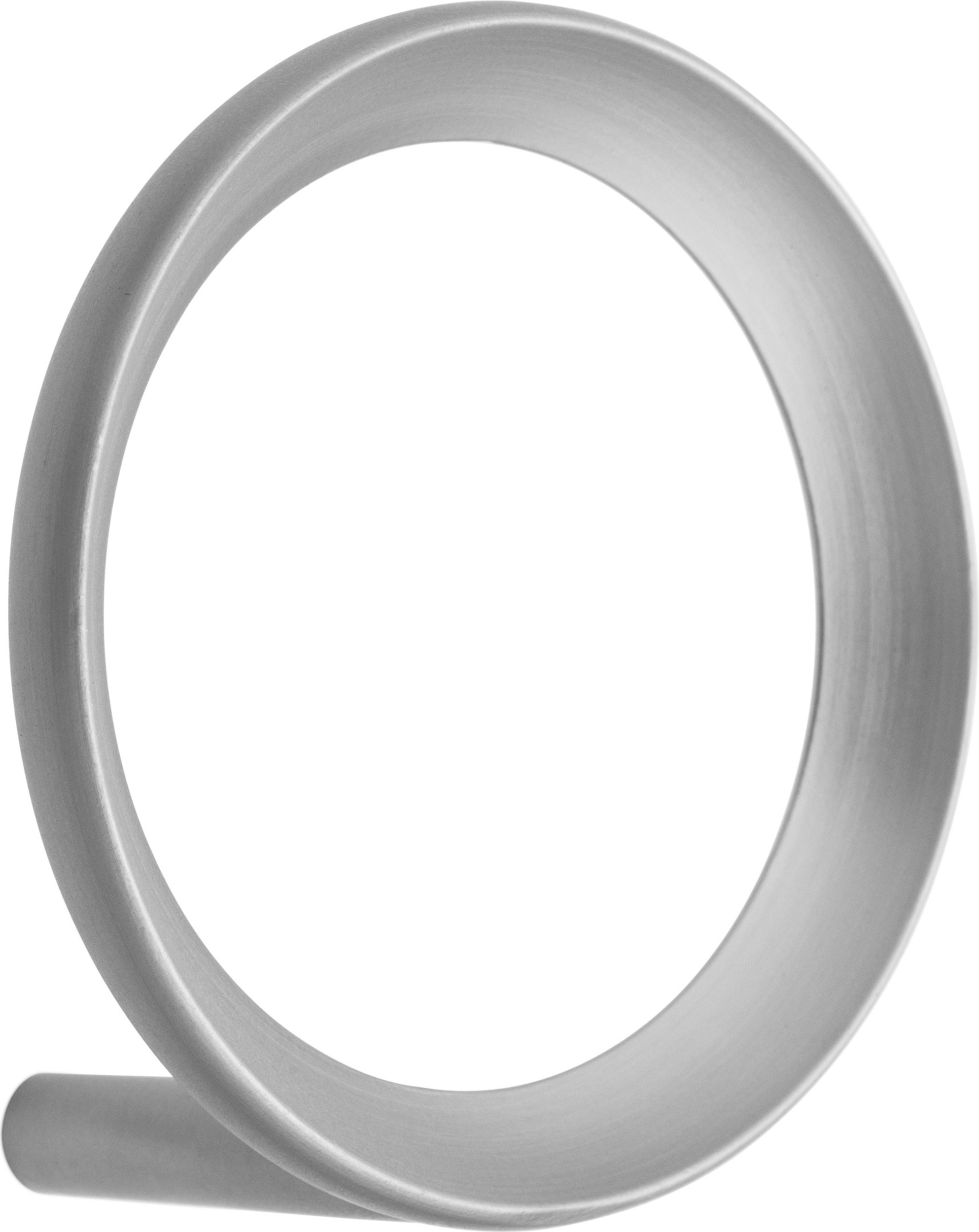 Haczyk ścienny Loop M cynk szczotkowany