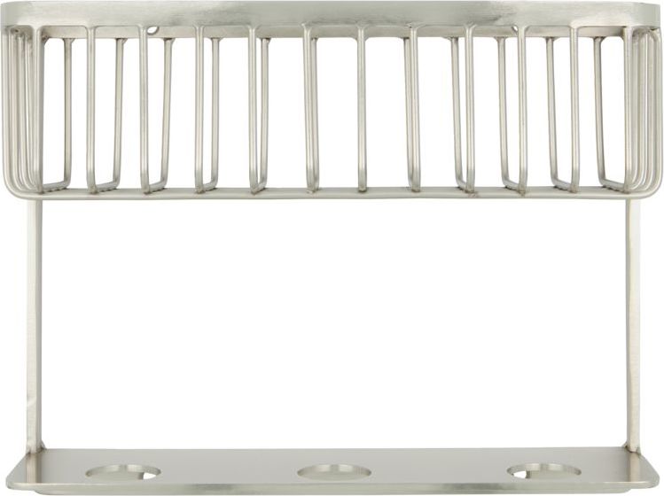 Półka łazienkowa House Doctor 25,5 cm srebrna