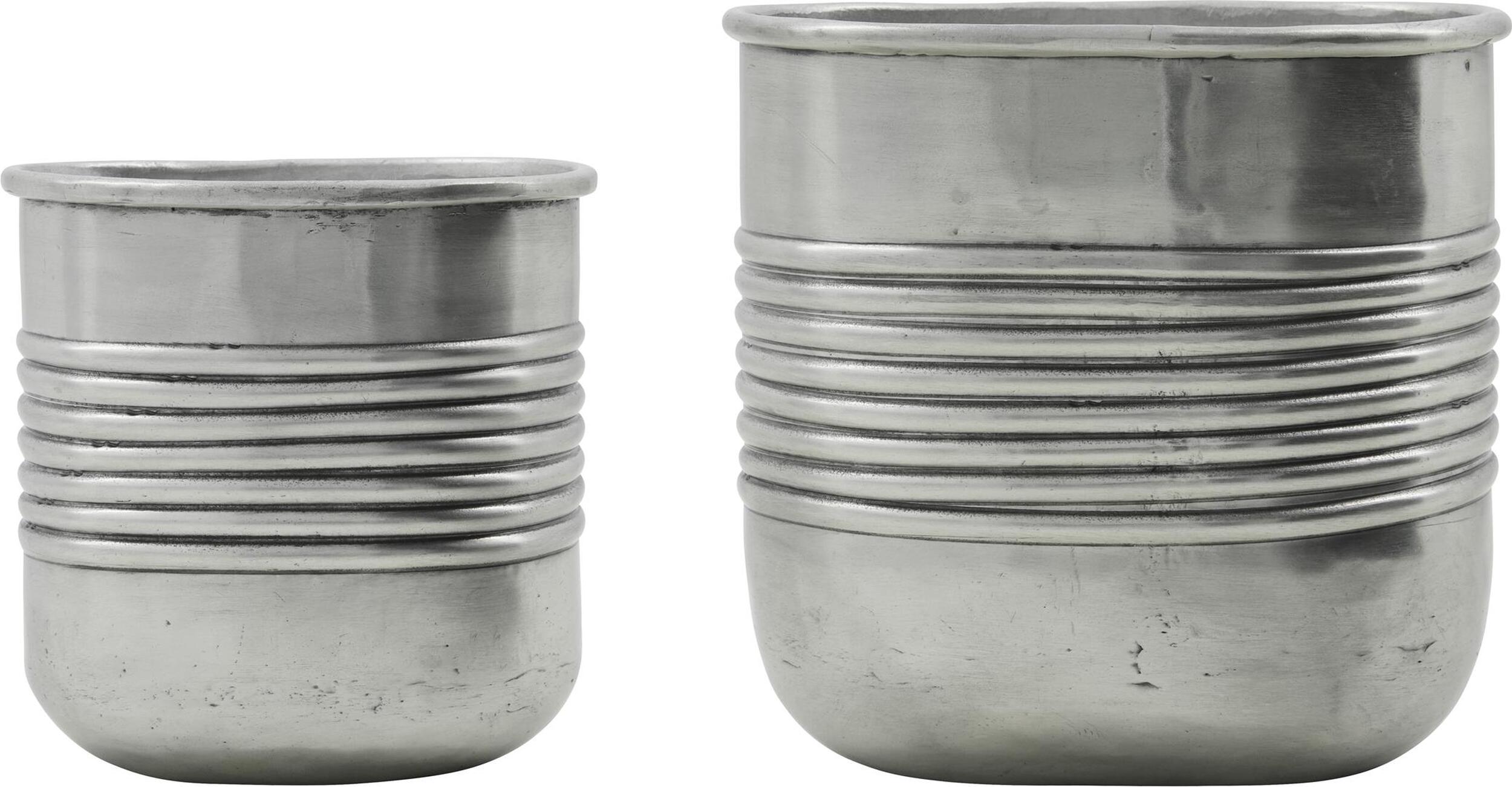 Osłonki na doniczki Groove ścienne 2 szt.