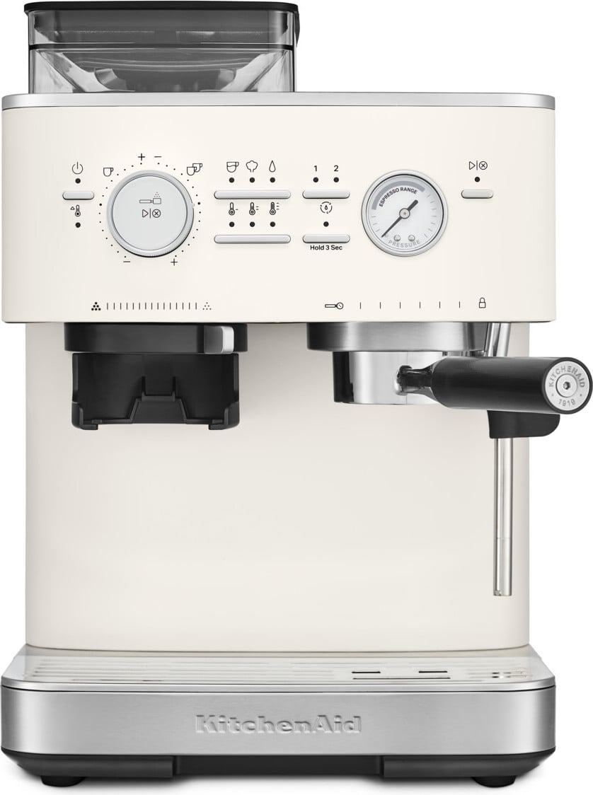 Ekspres półautomatyczny do kawy KitchenAid porcelanowa biel