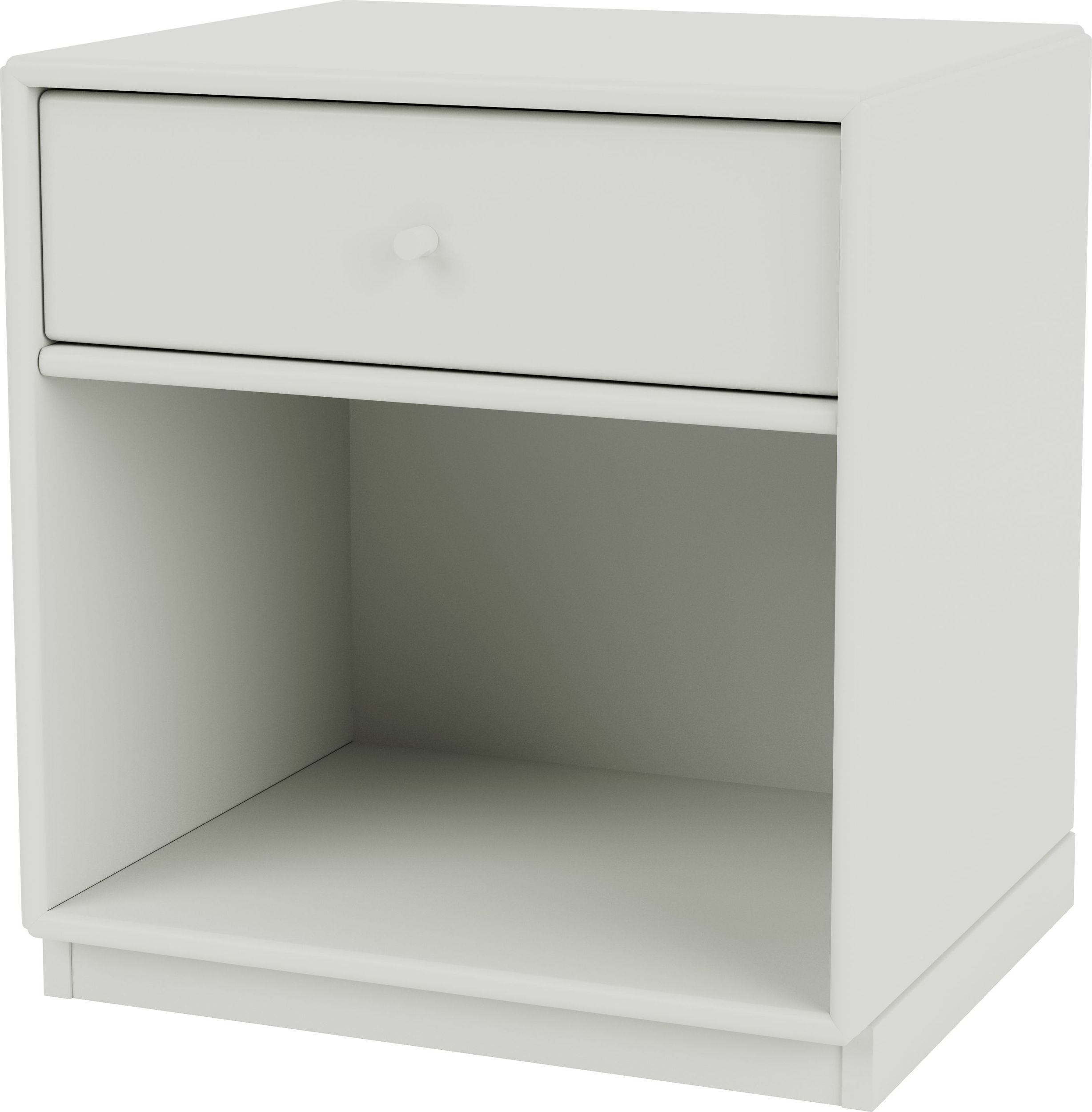 Szafka nocna Dream jasnoszara na cokole 3 cm