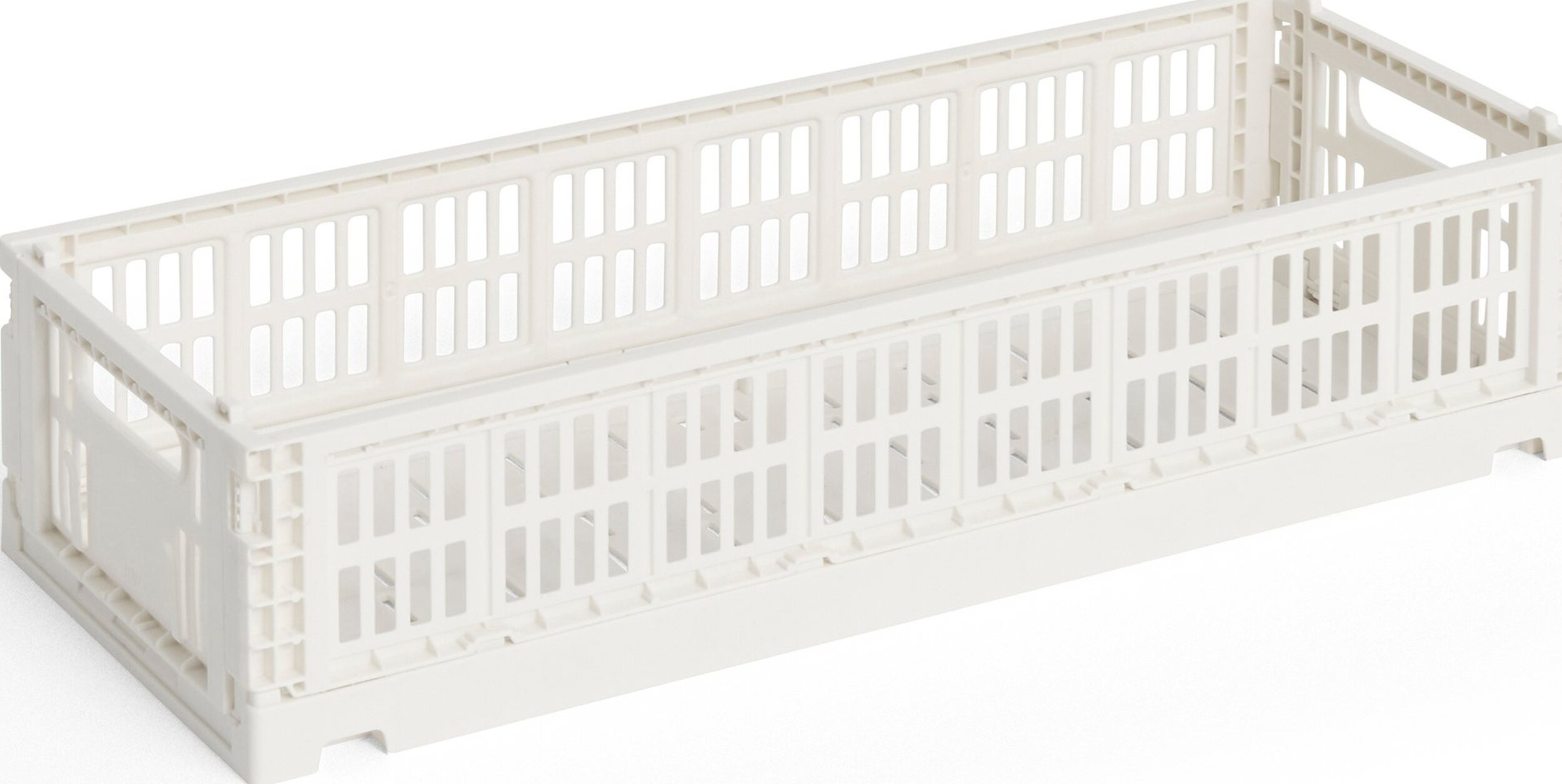 Kosz do przechowywania Hay Colour Crate Mini Oblong zgaszona biel