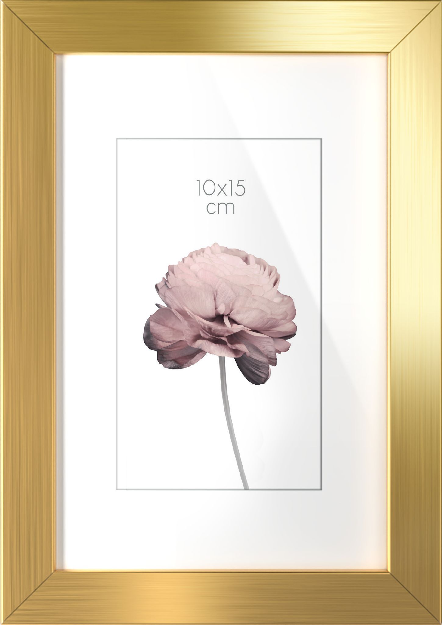 Ramka na zdjęcia Prague 10 x 15 cm złota lśniąca