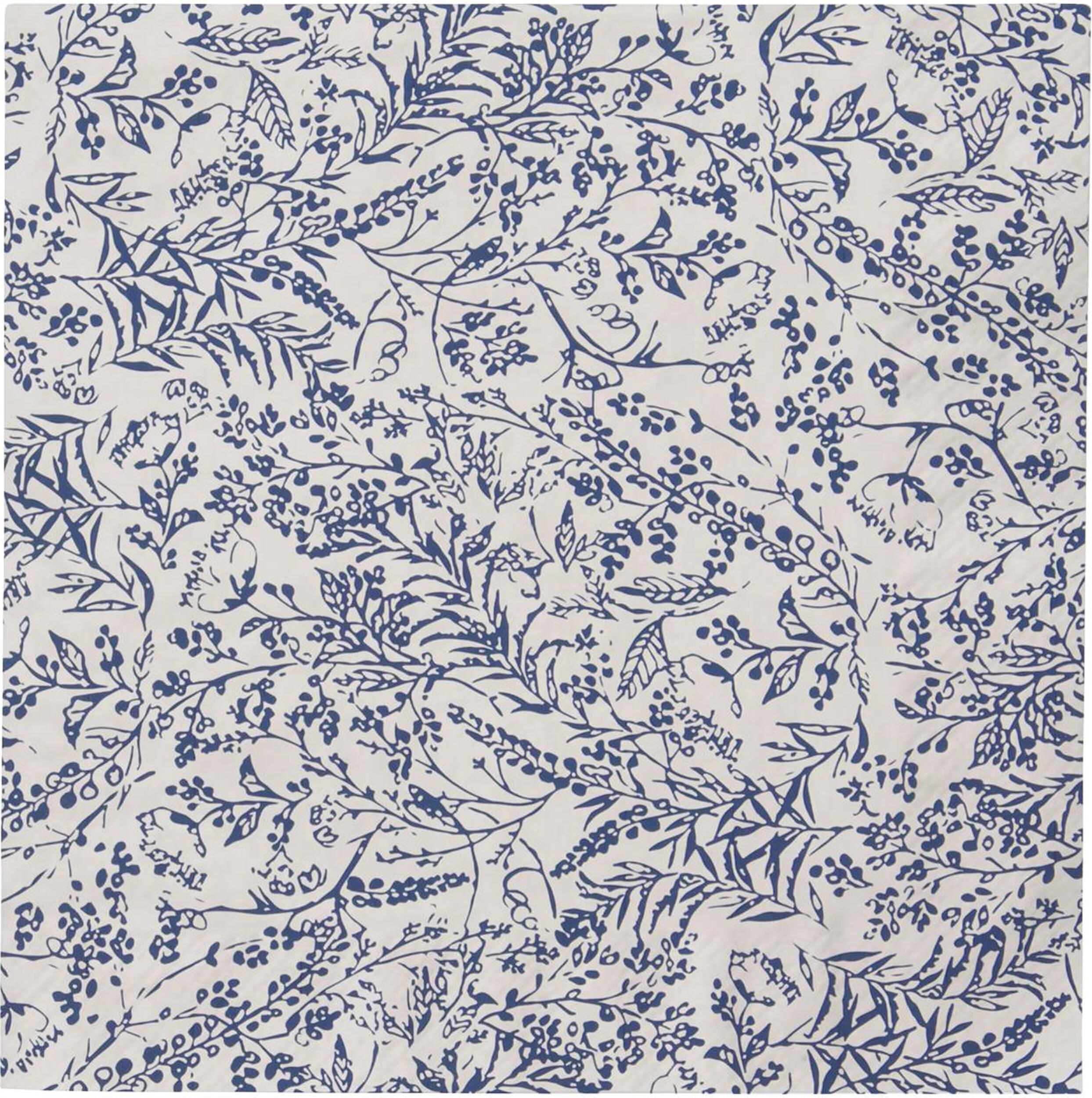 Serwetki papierowe Flower niebieskie 40 szt.