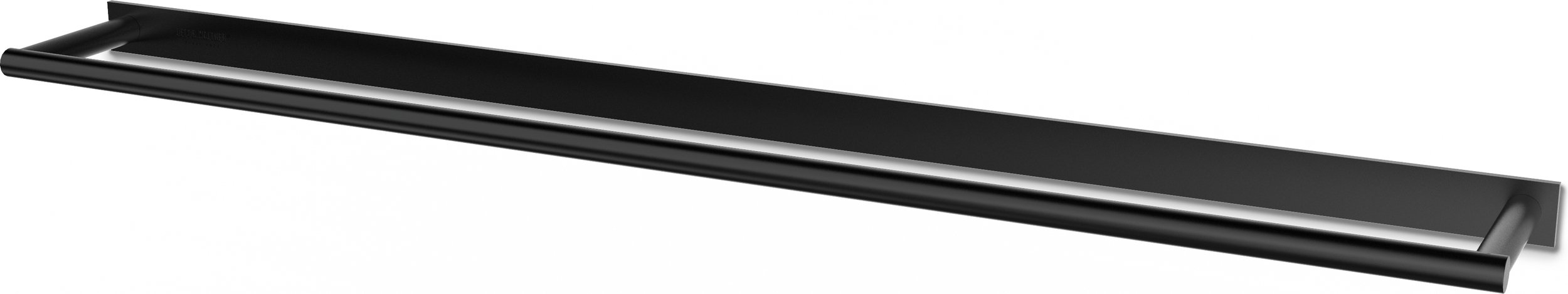 Wieszak reling na ręczniki Mikado Frame 61 cm czarny mat