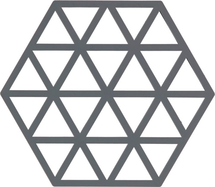 Podstawka pod gorące naczynia Triangles szara