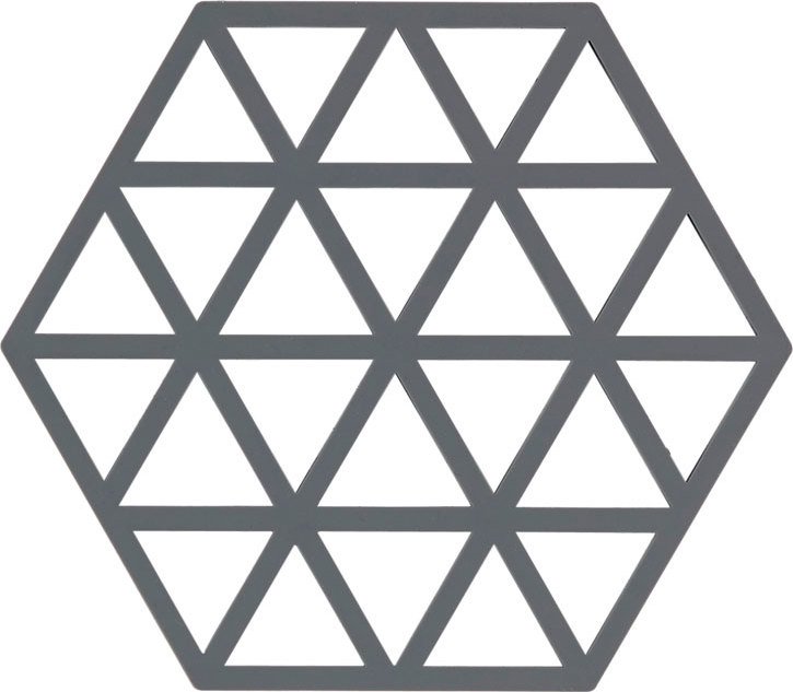 Podstawka pod gorące naczynia Triangles szara