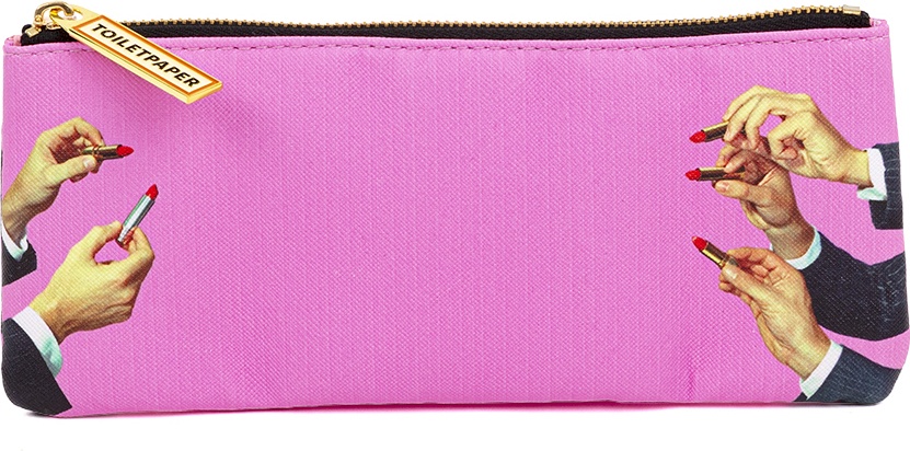 Saszetka Toiletpaper Lipstick Pink 21 x 9 cm