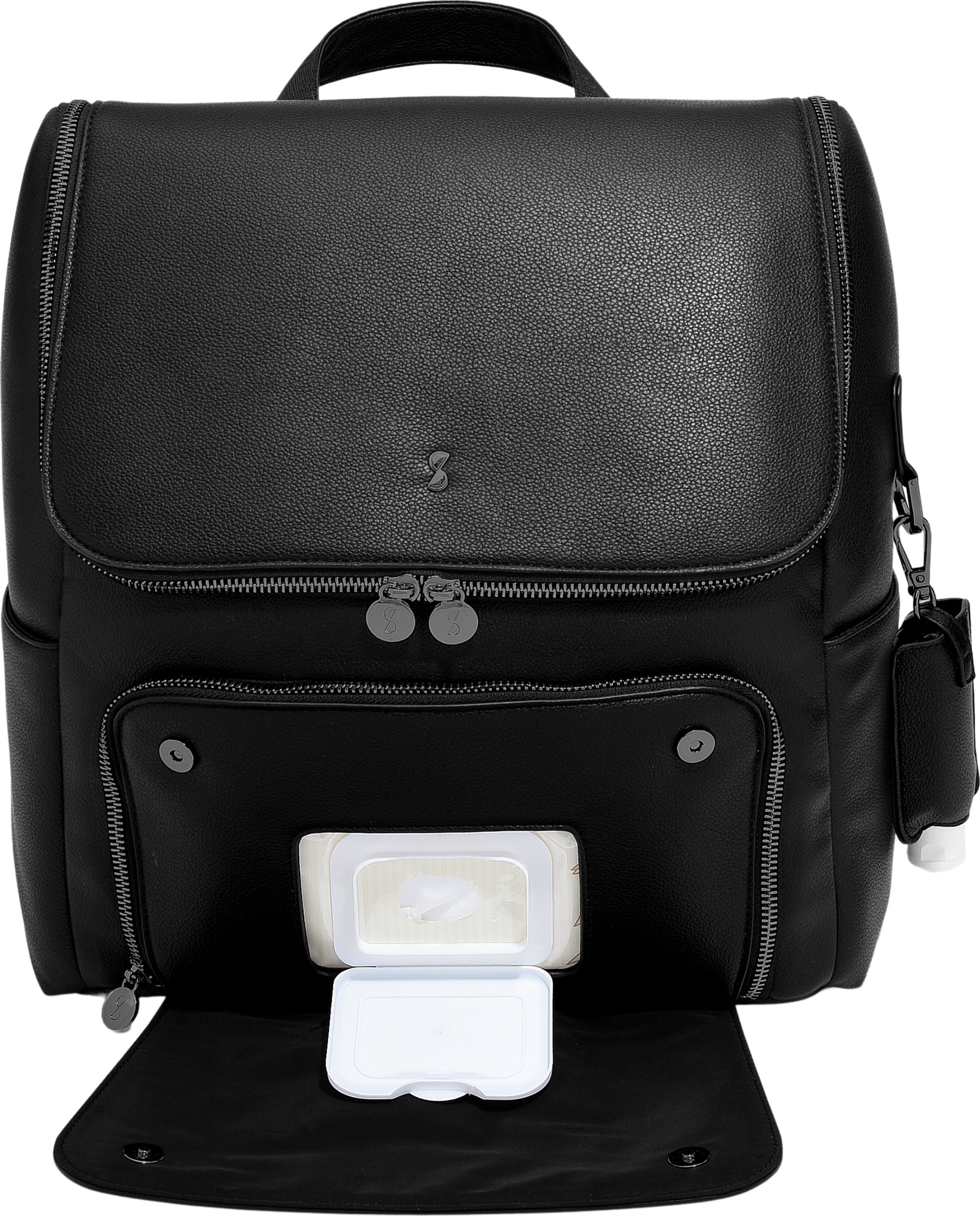 Plecak z przewijakiem Stackers czarny