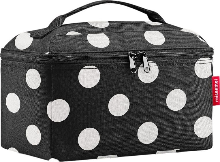 Kosmetyczka Beautycase w białe grochy