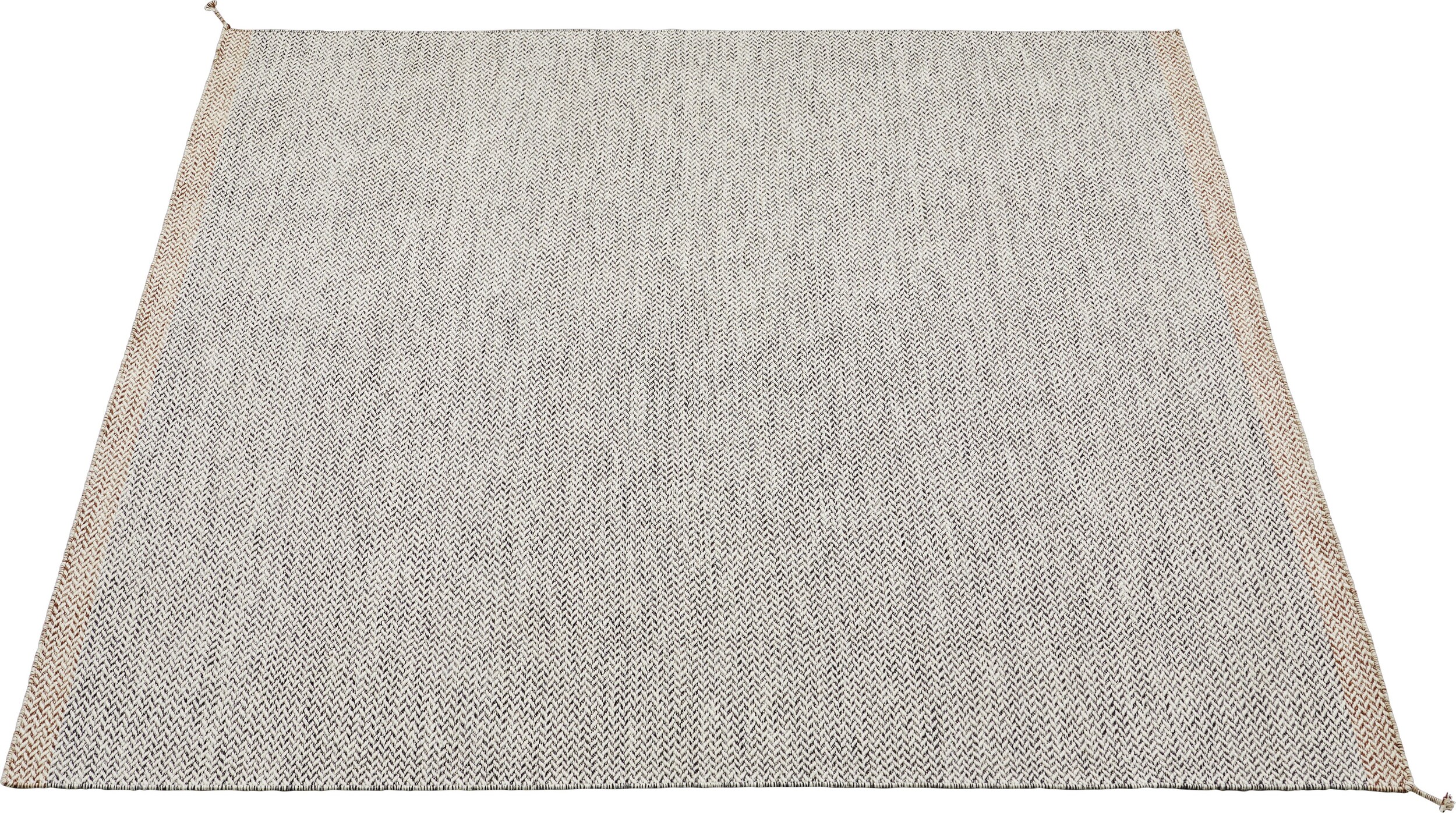 Dywan Ply 240 x 240 cm czarno-biały
