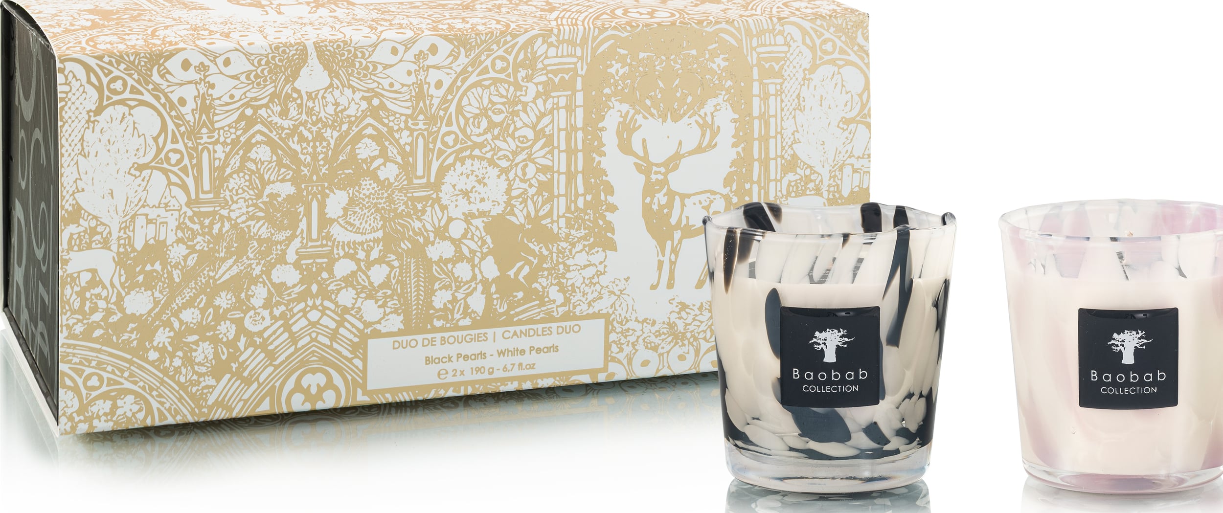 Świece zapachowe Pearls 2 szt.