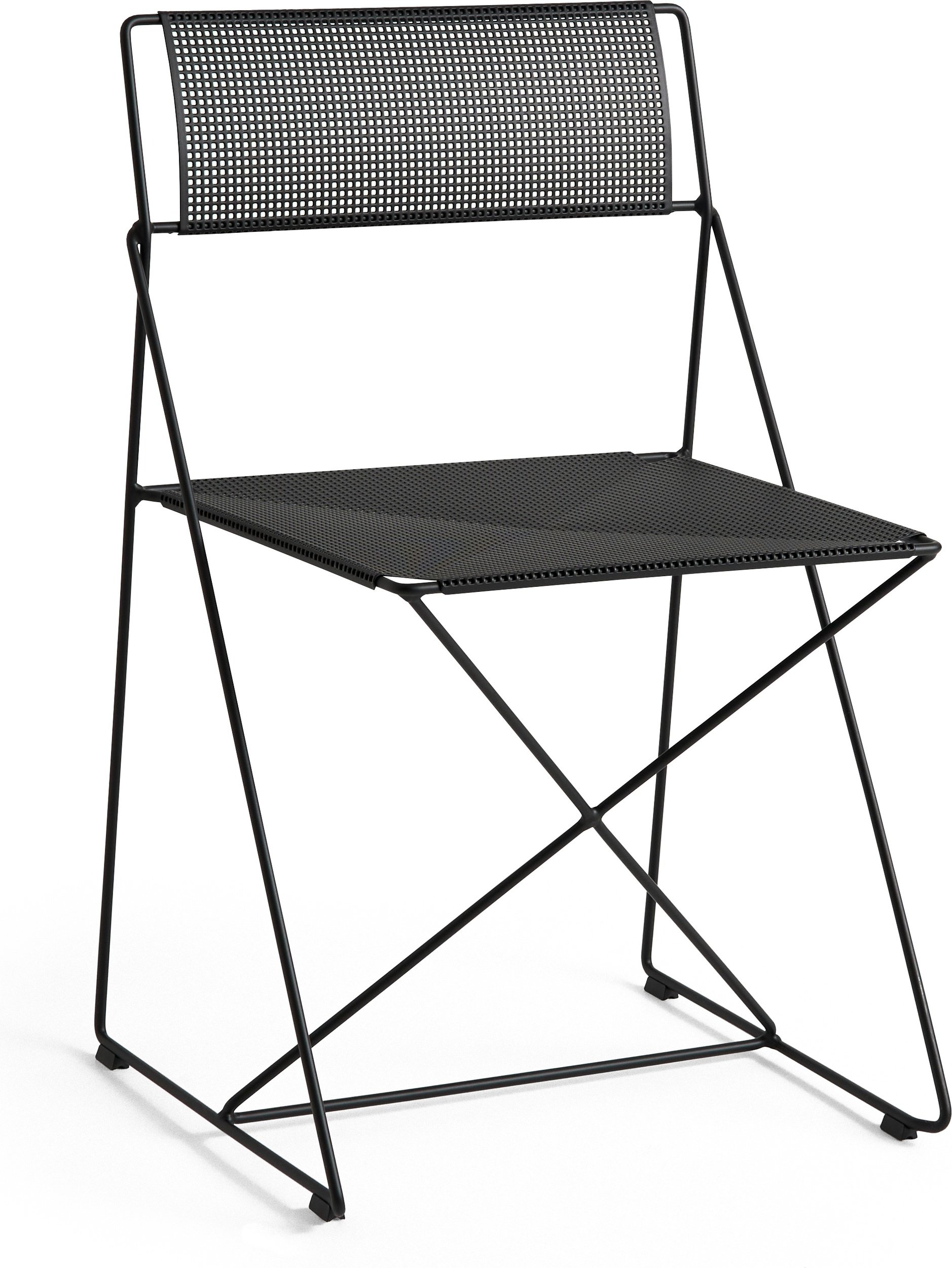 Krzesło ogrodowe X-Line czarne