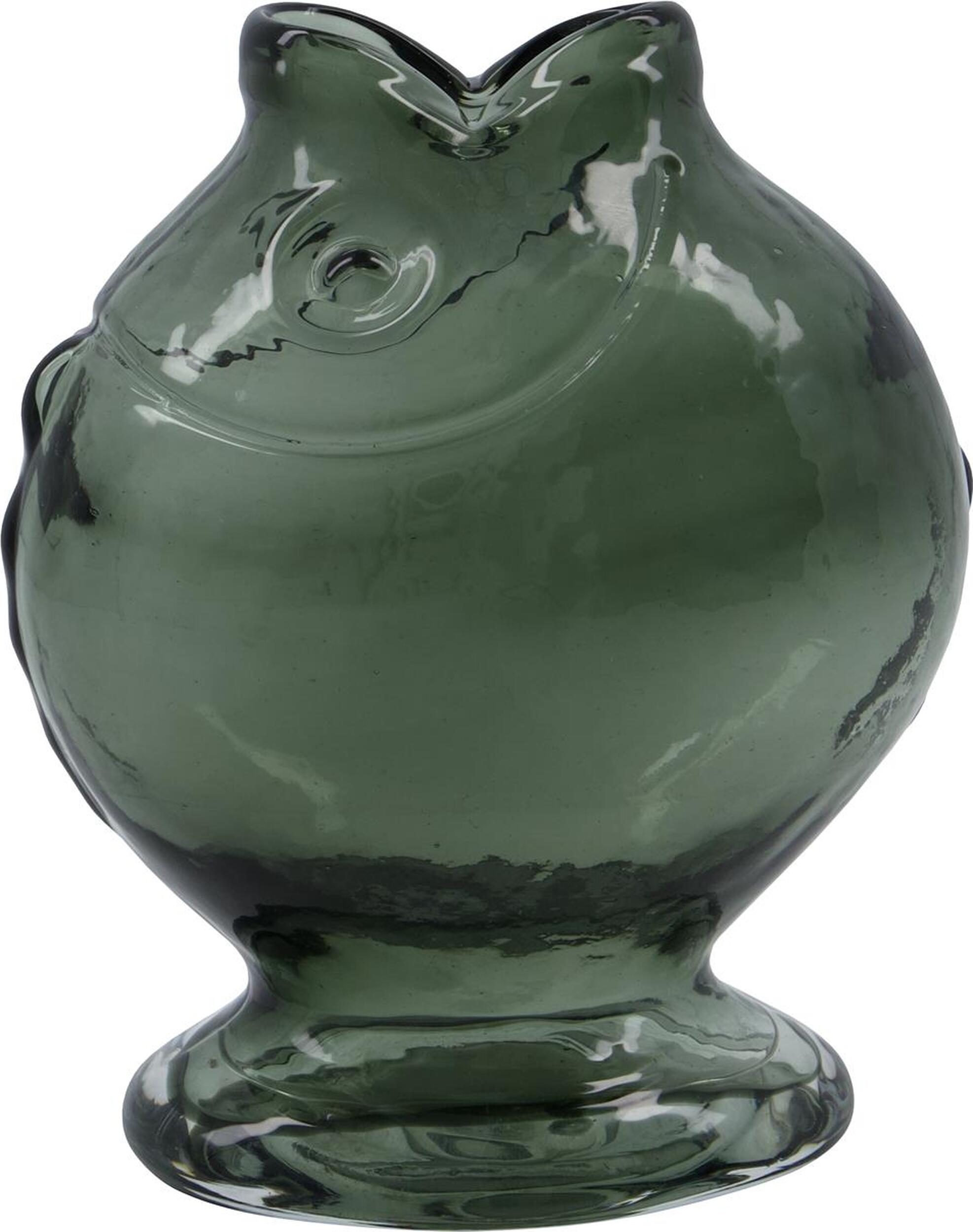 Wazon Fish 17,5 cm przydymiony