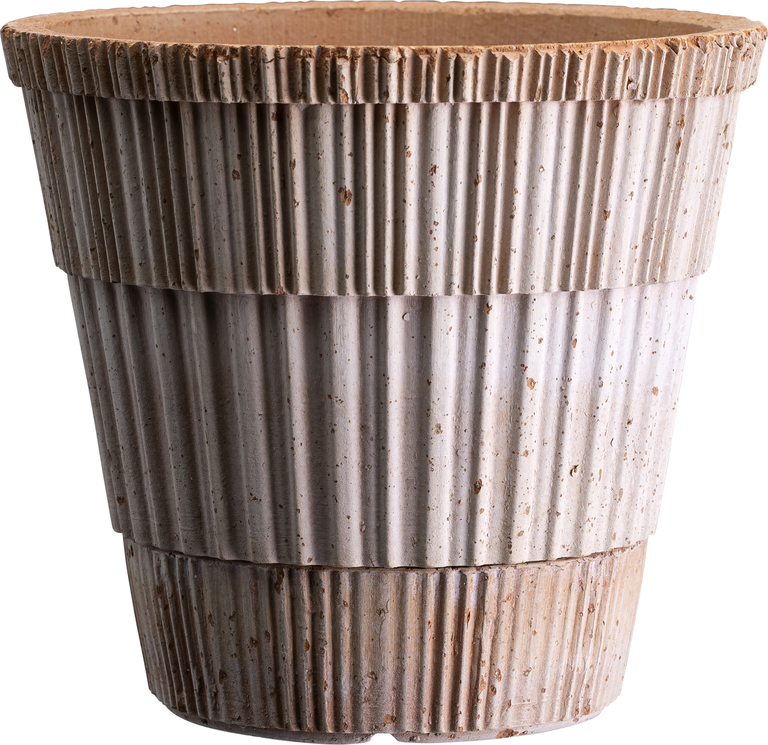 Doniczka z podstawką Atlas 16 cm różowa