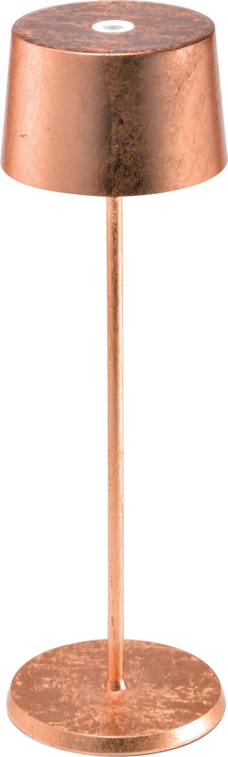 Lampa bezprzewodowa Olivia 35 cm miedziana