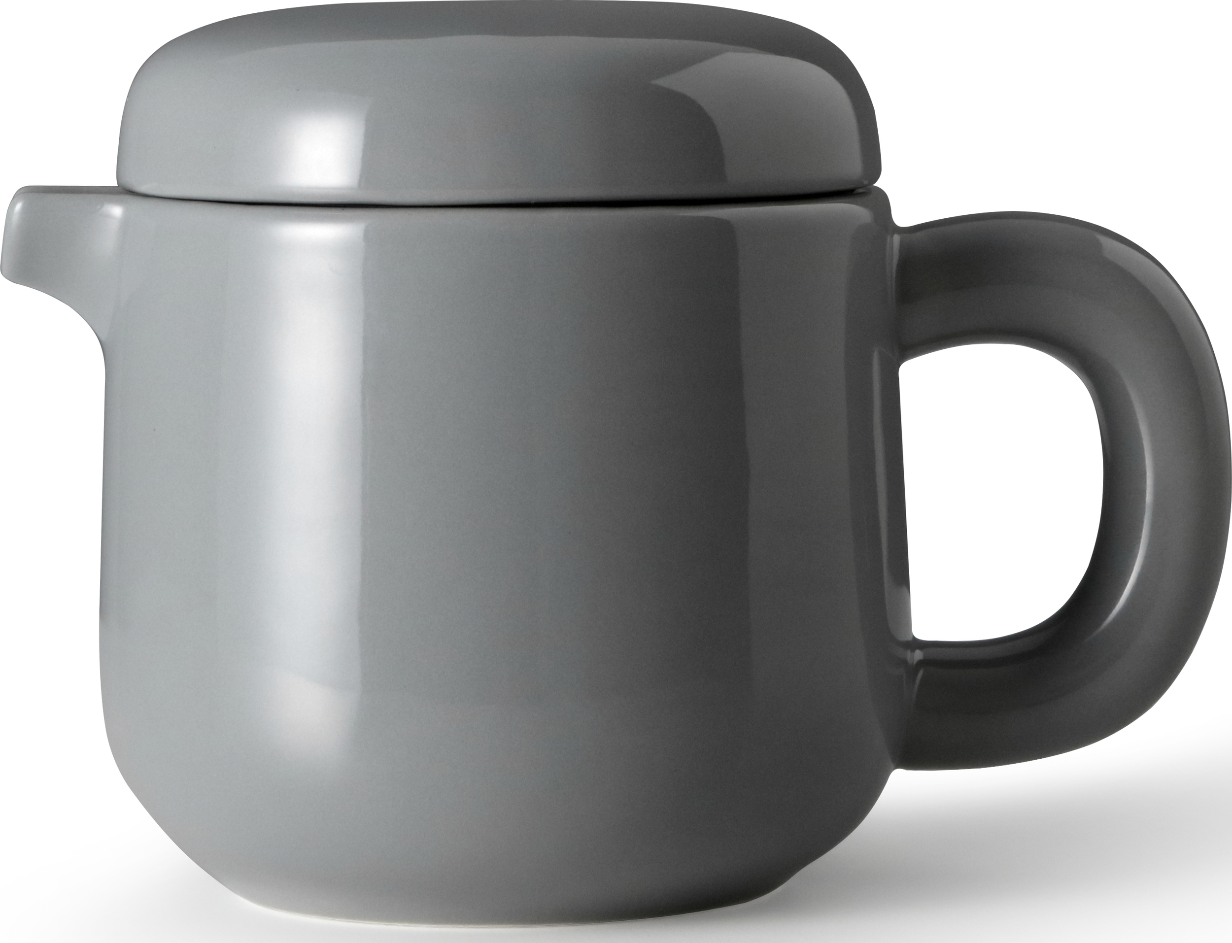 Dzbanek do zaparzania herbaty Isabella błyszczący szary