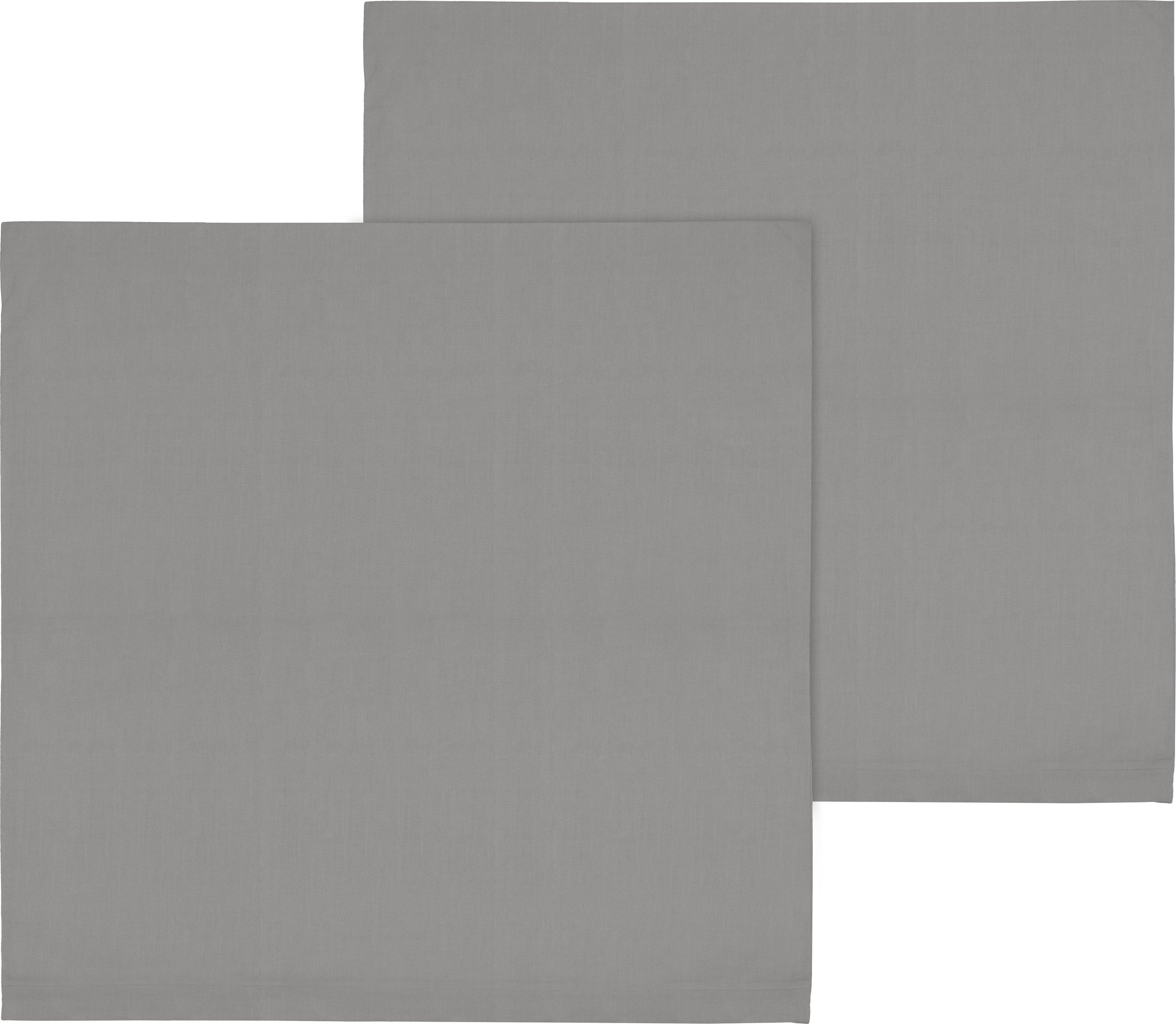 Poszewki na poduszki Calm 60 x 63 cm szare 2 szt.