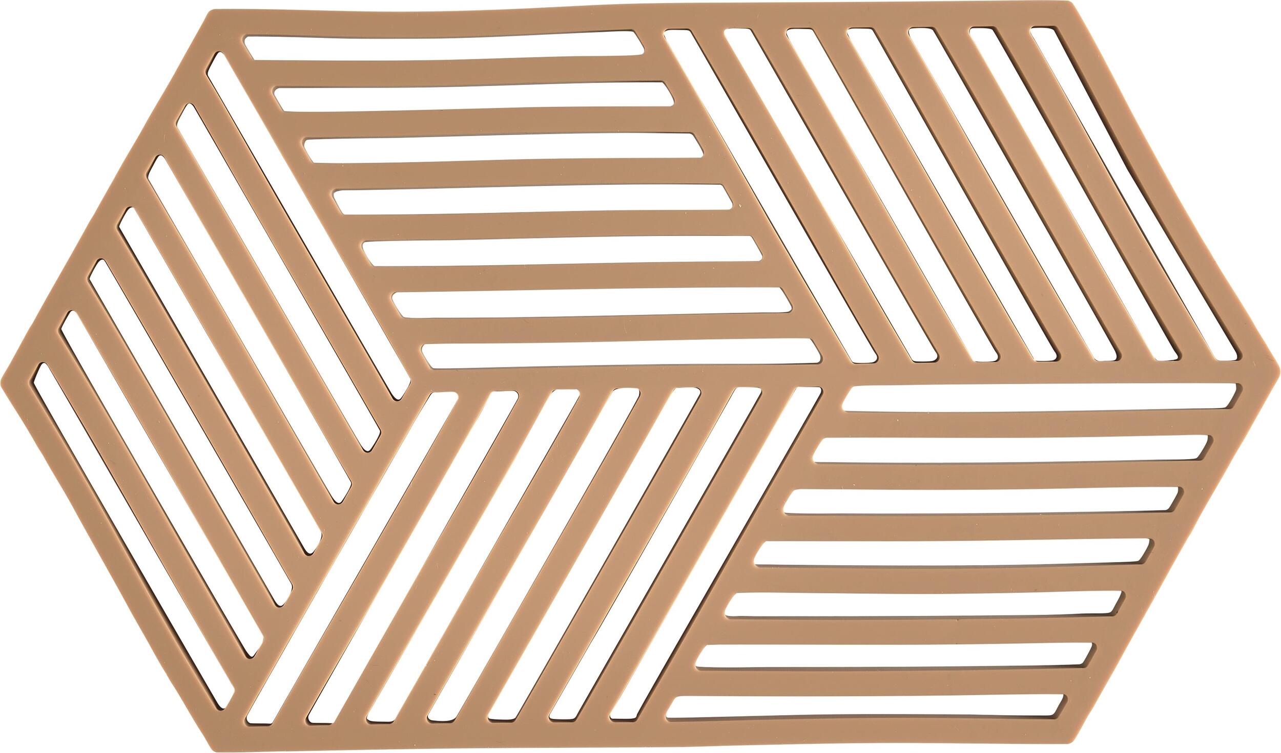 Podstawka pod gorące naczynia Hexagon 24 cm terakota