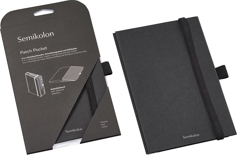 Kieszeń do notesu Semikolon A5 czarna