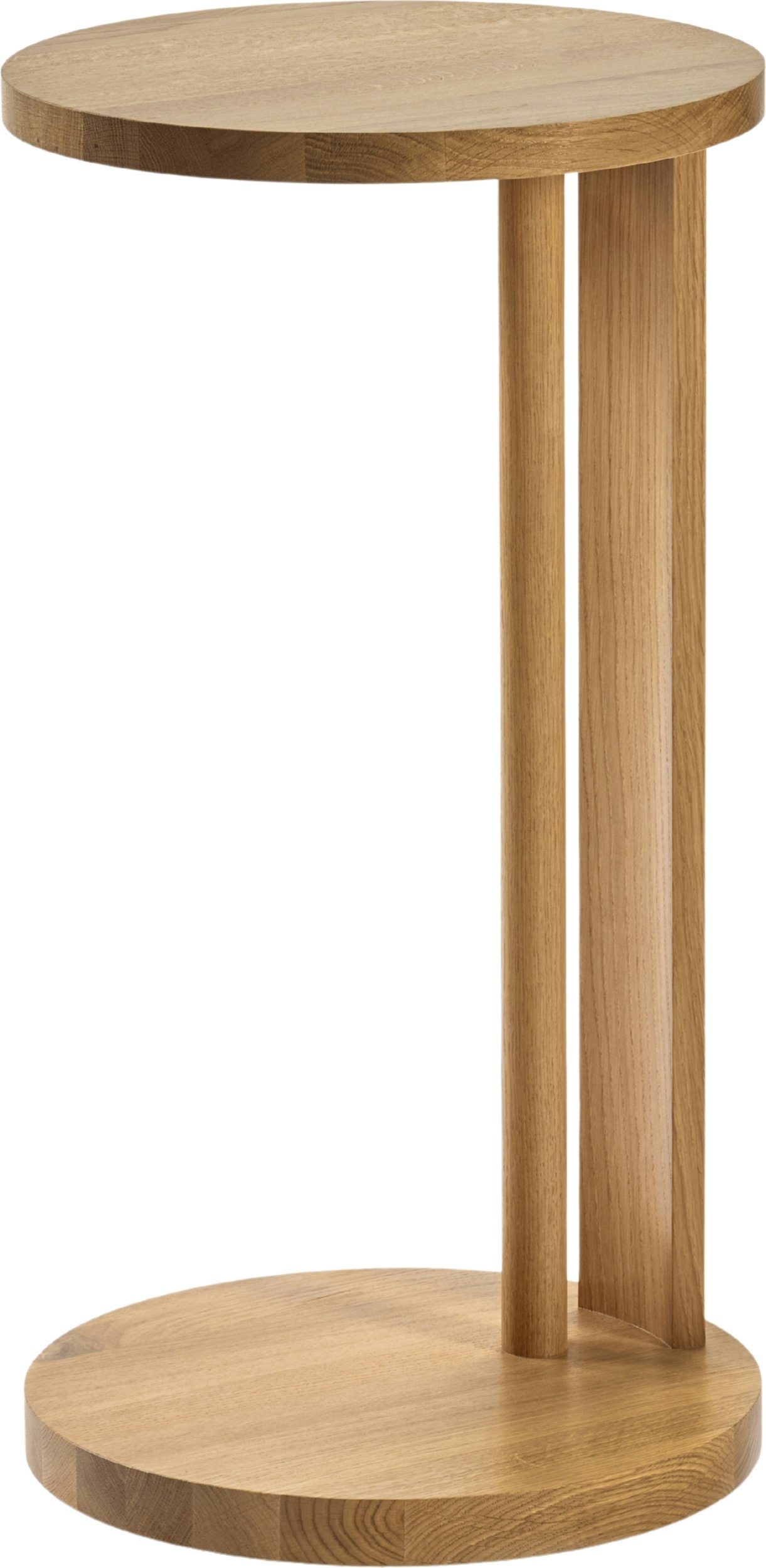 Stolik boczny Aura 72 cm naturalny drewno dębowe