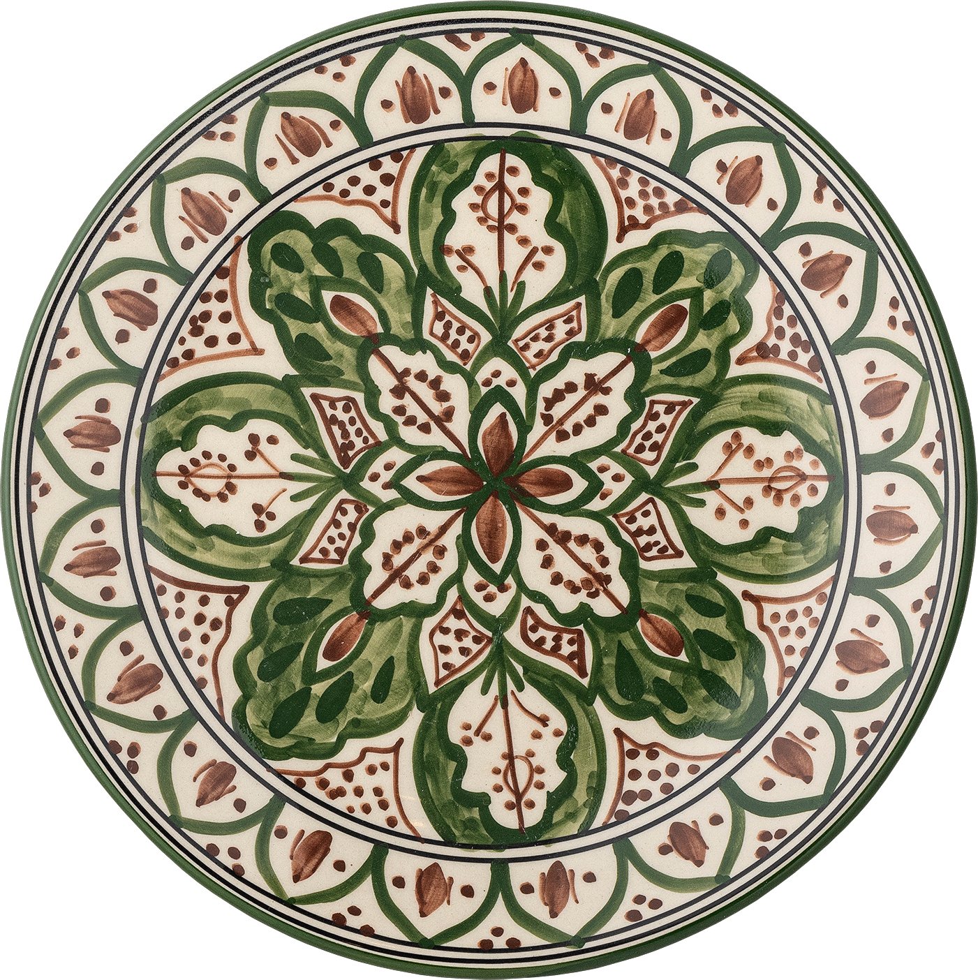 Talerz śniadaniowy Karlie 19 cm zielony