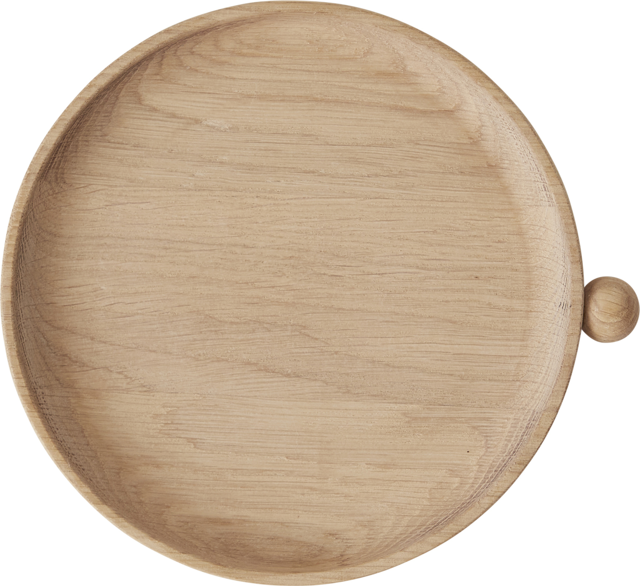 Taca dekoracyjna Inka 20 x 22 cm naturalny dąb