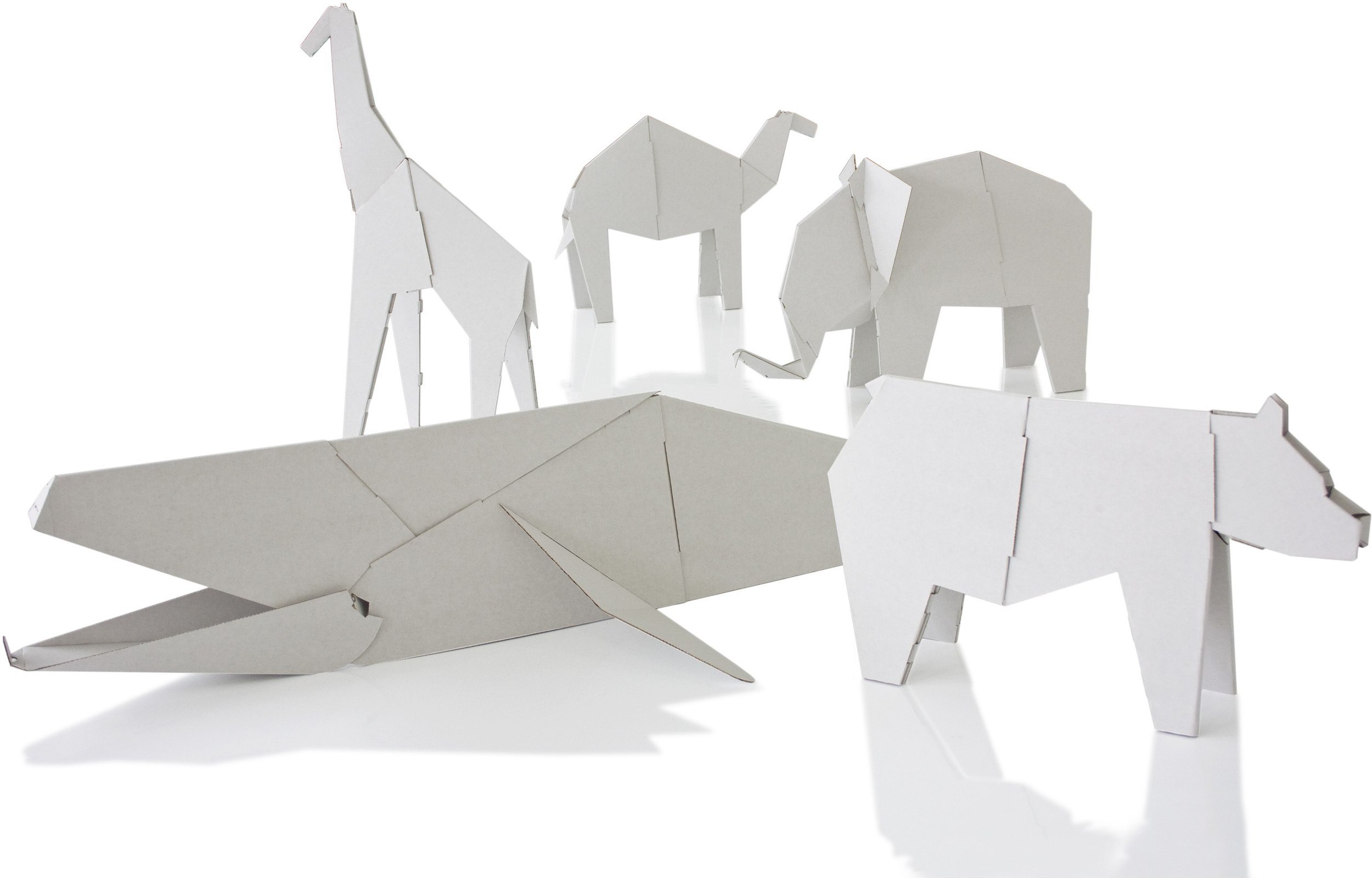 Zabawka kartonowa My Zoo słoń L 215 x 132 cm