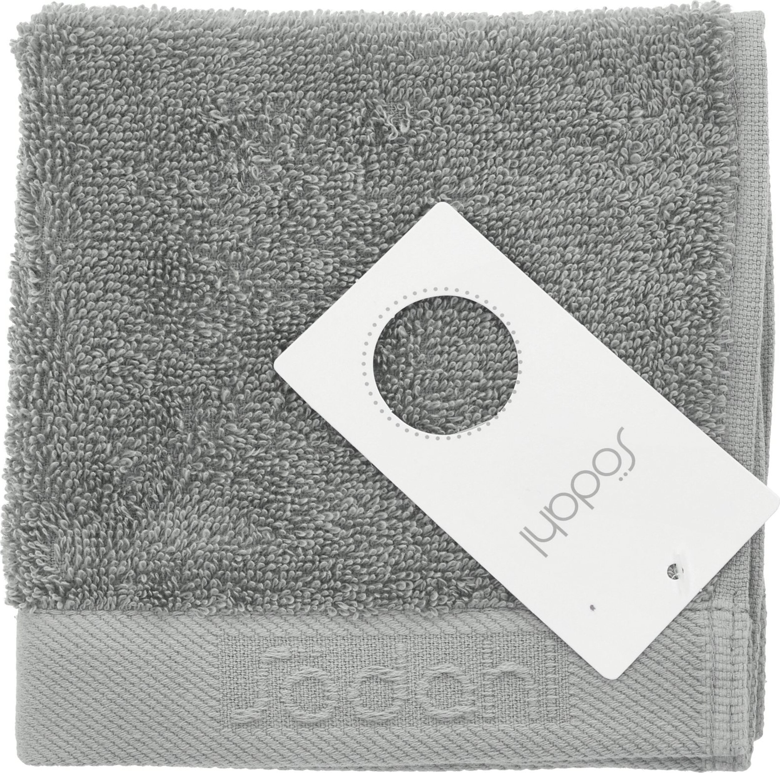 Ręcznik do twarzy Comfort Organic II 30 x 30 cm kamienna szarość