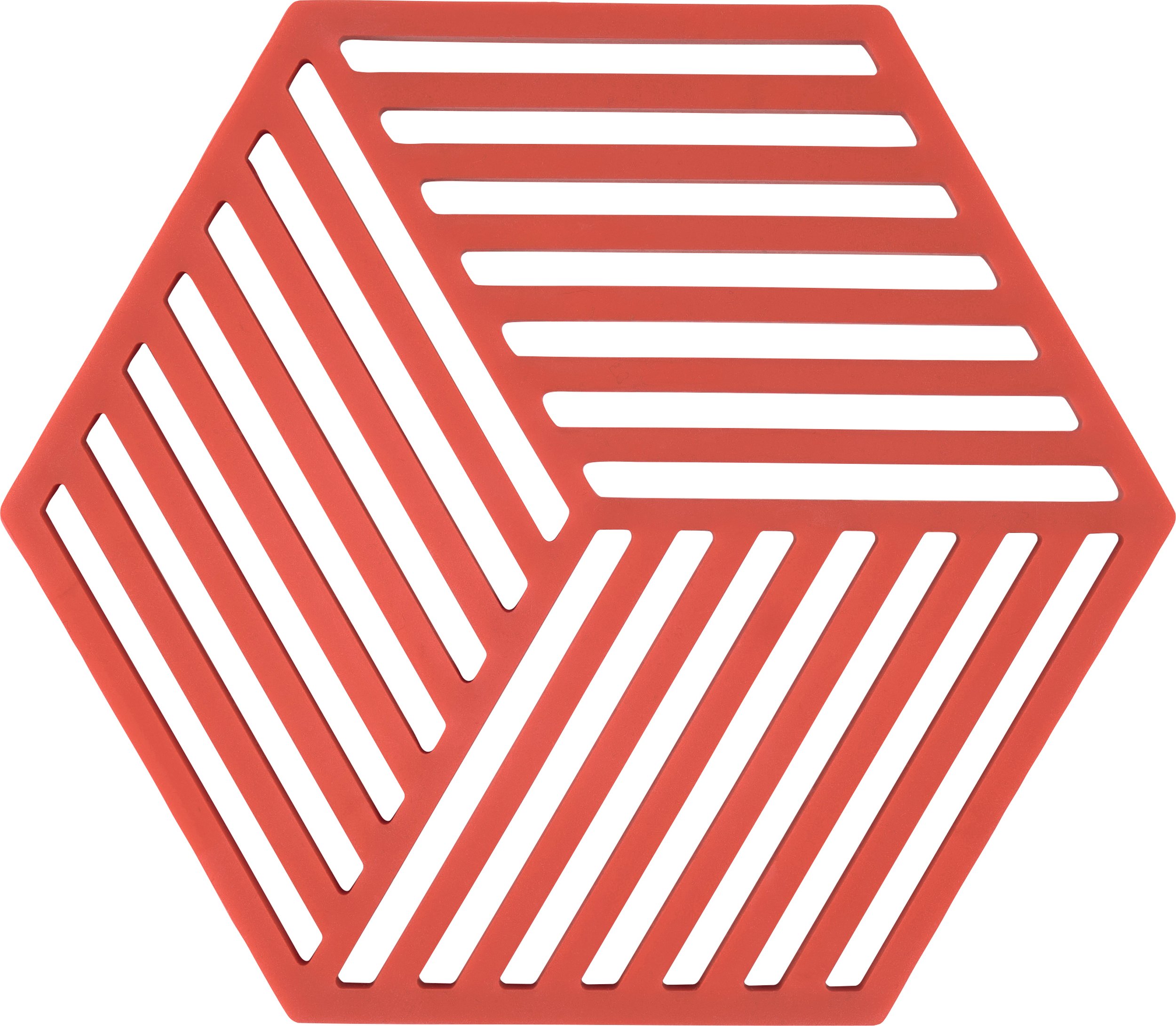 Podstawka pod gorące naczynia Hexagon czerwona