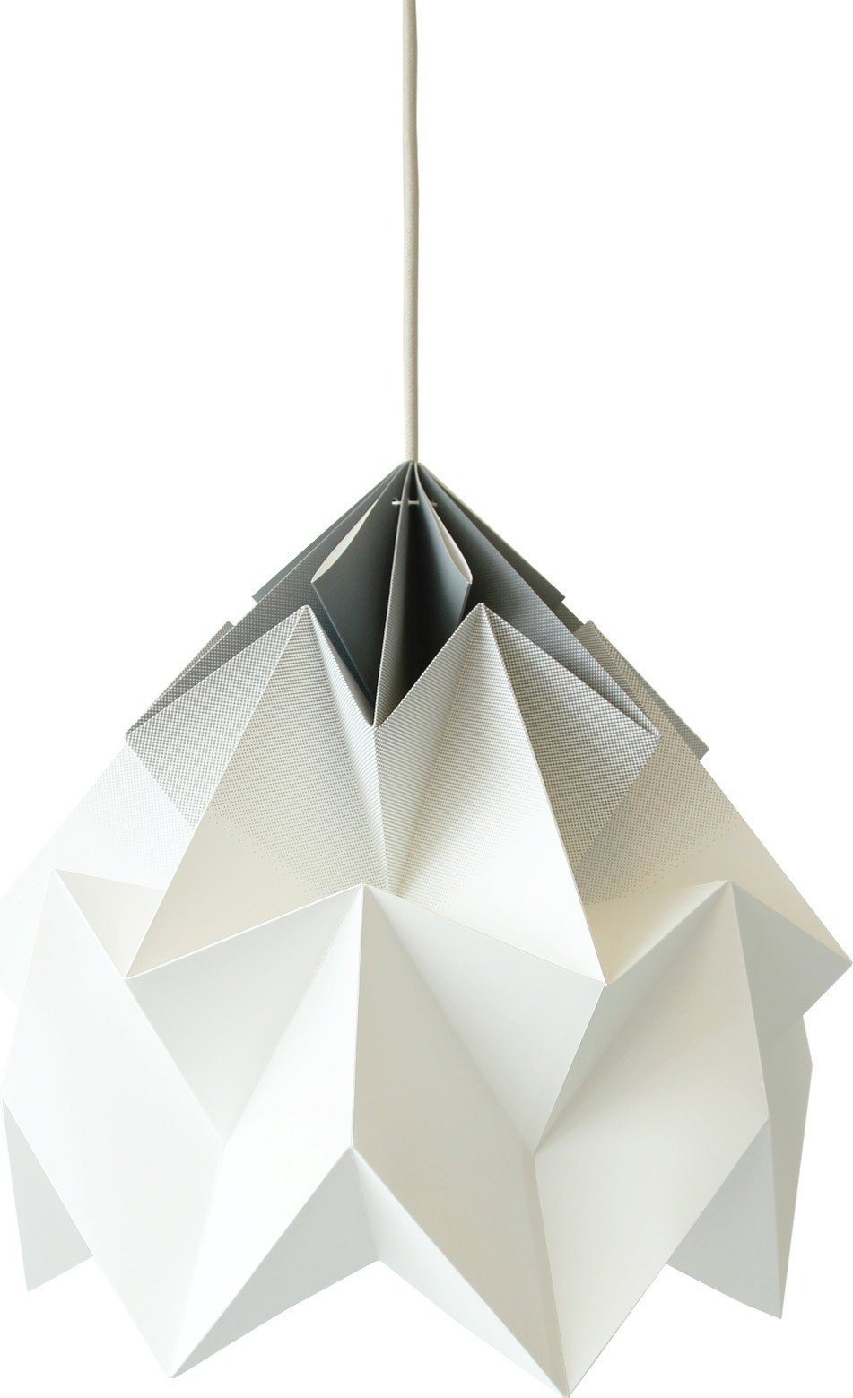 Lampa Moth XL gradient szara