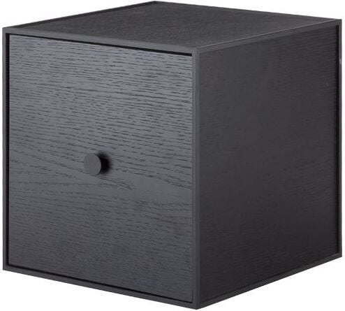 Szafka ścienna Frame 28 czarny jesion z drzwiczkami