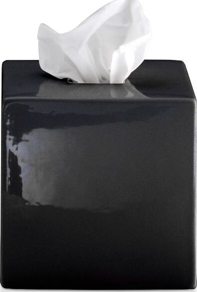 Pojemnik na chusteczki Porzellan kwadratowy czarny