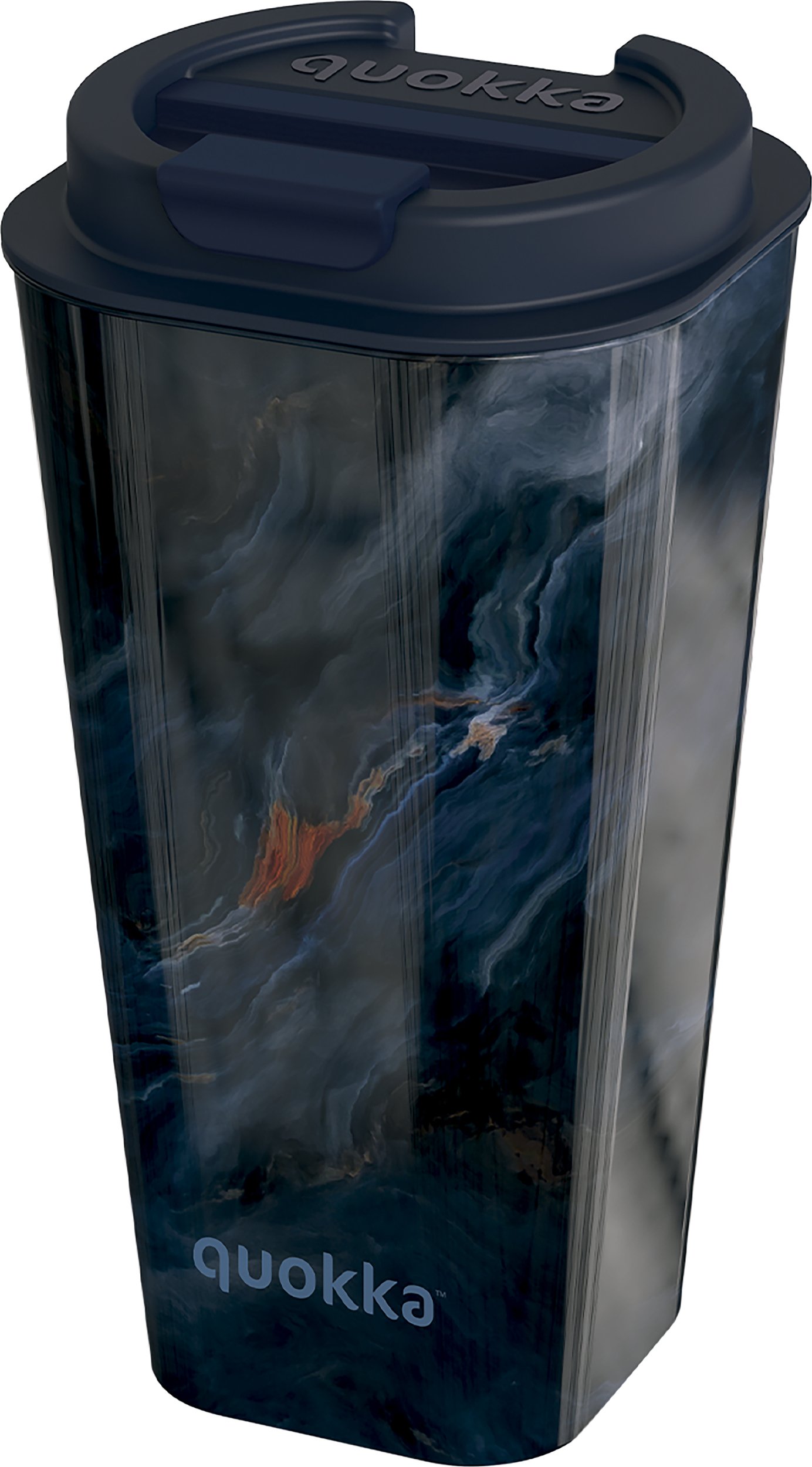 Kubek Quokka Vaso Dark Stone 450 ml z podwójnymi ściankami