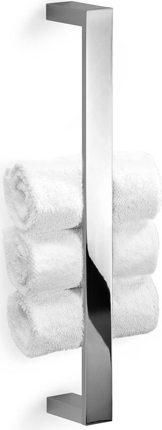 Wieszak reling na ręczniki Contract pionowy 38 cm chrom