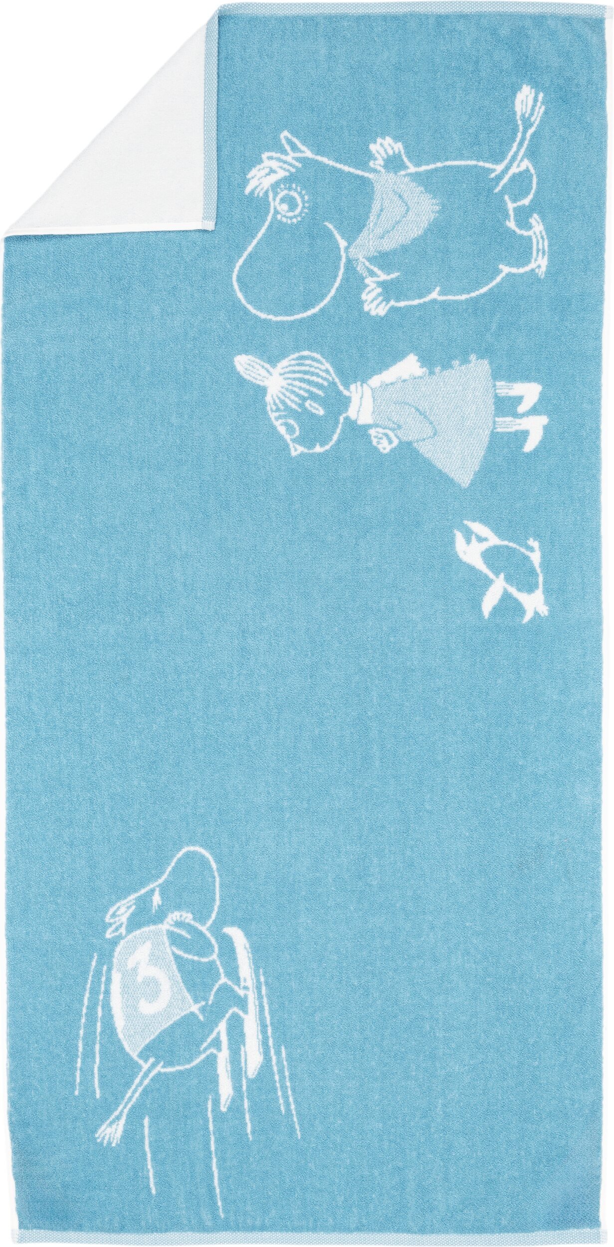 Ręcznik Arabia Finland Muminki Ski Jumping 70 x 140 cm