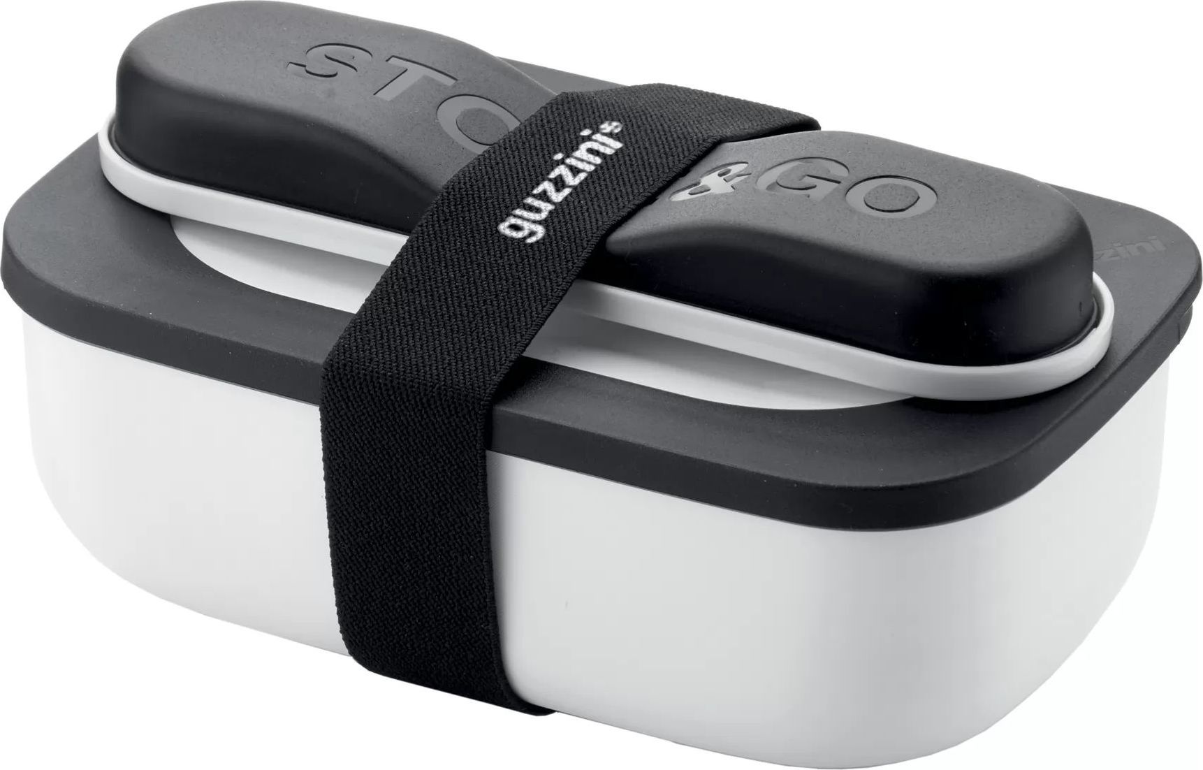 Lunchbox Store & Go 900 ml biały ze sztućcami