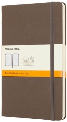 Notes w linię Moleskine L earth brown