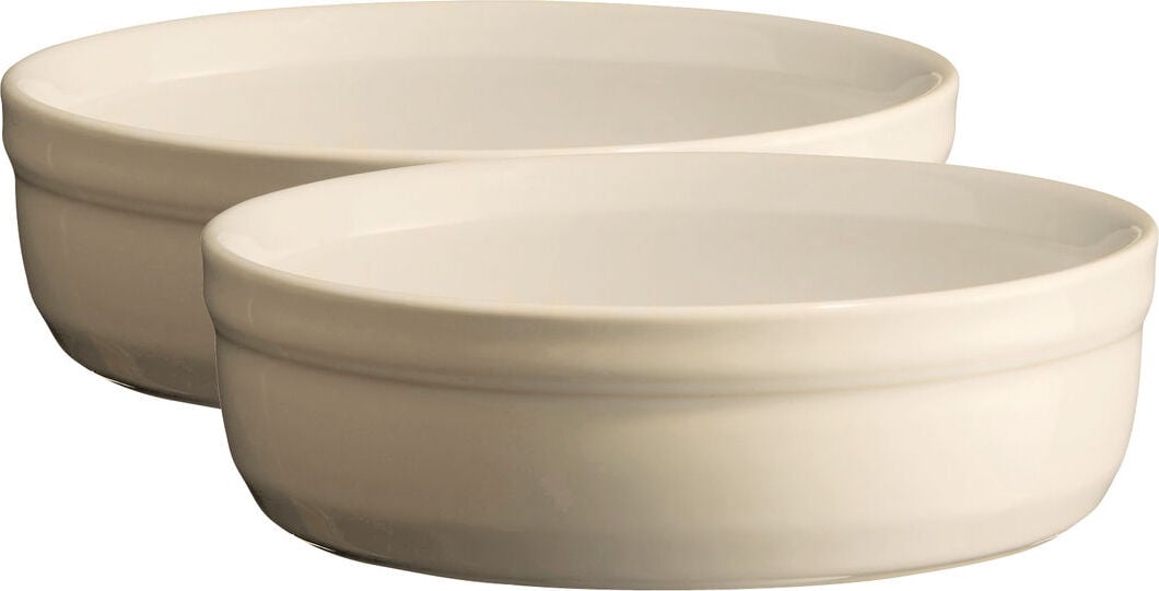 Naczynia do creme brulee Emile Henry kremowe 2 szt.