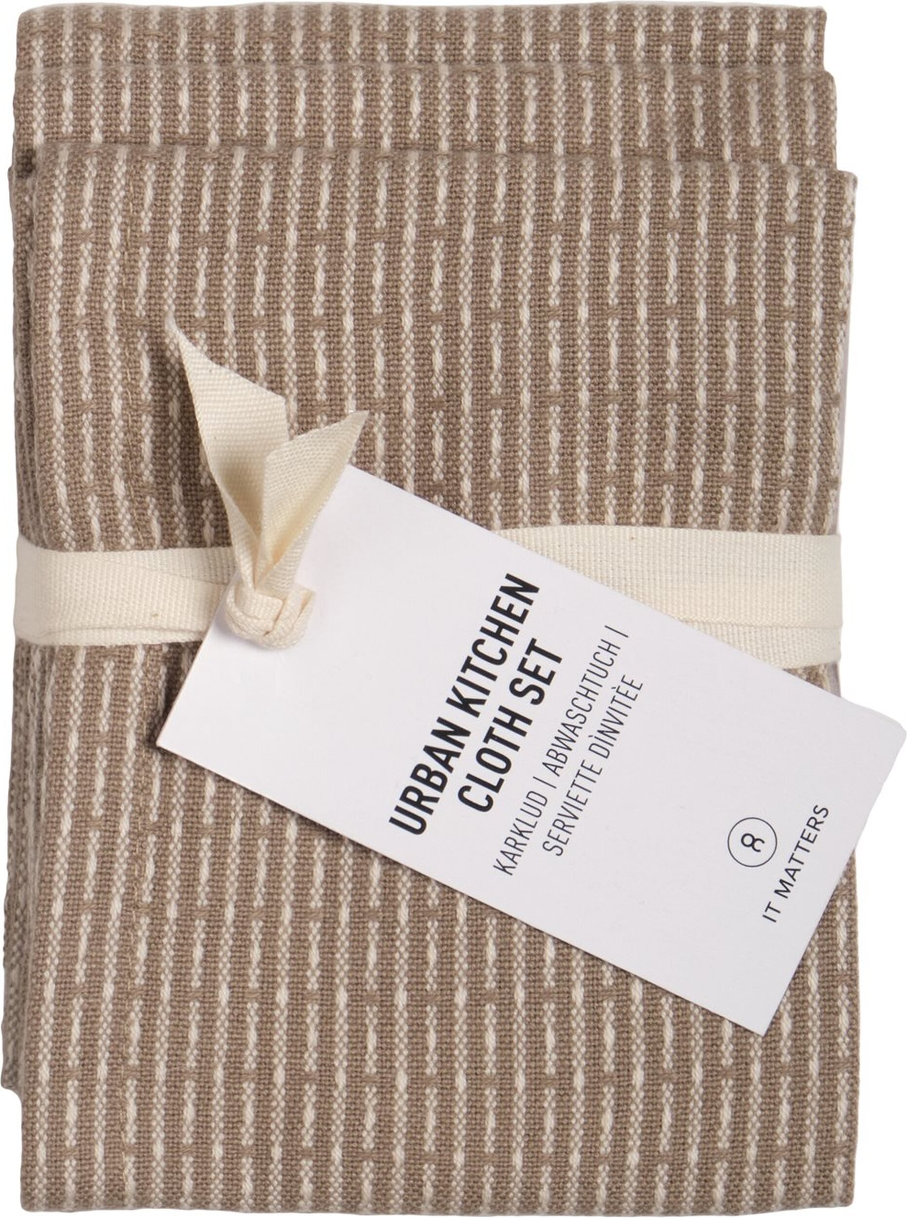 Ścierki kuchenne Urban 18 x 35 cm beżowe 3 szt.