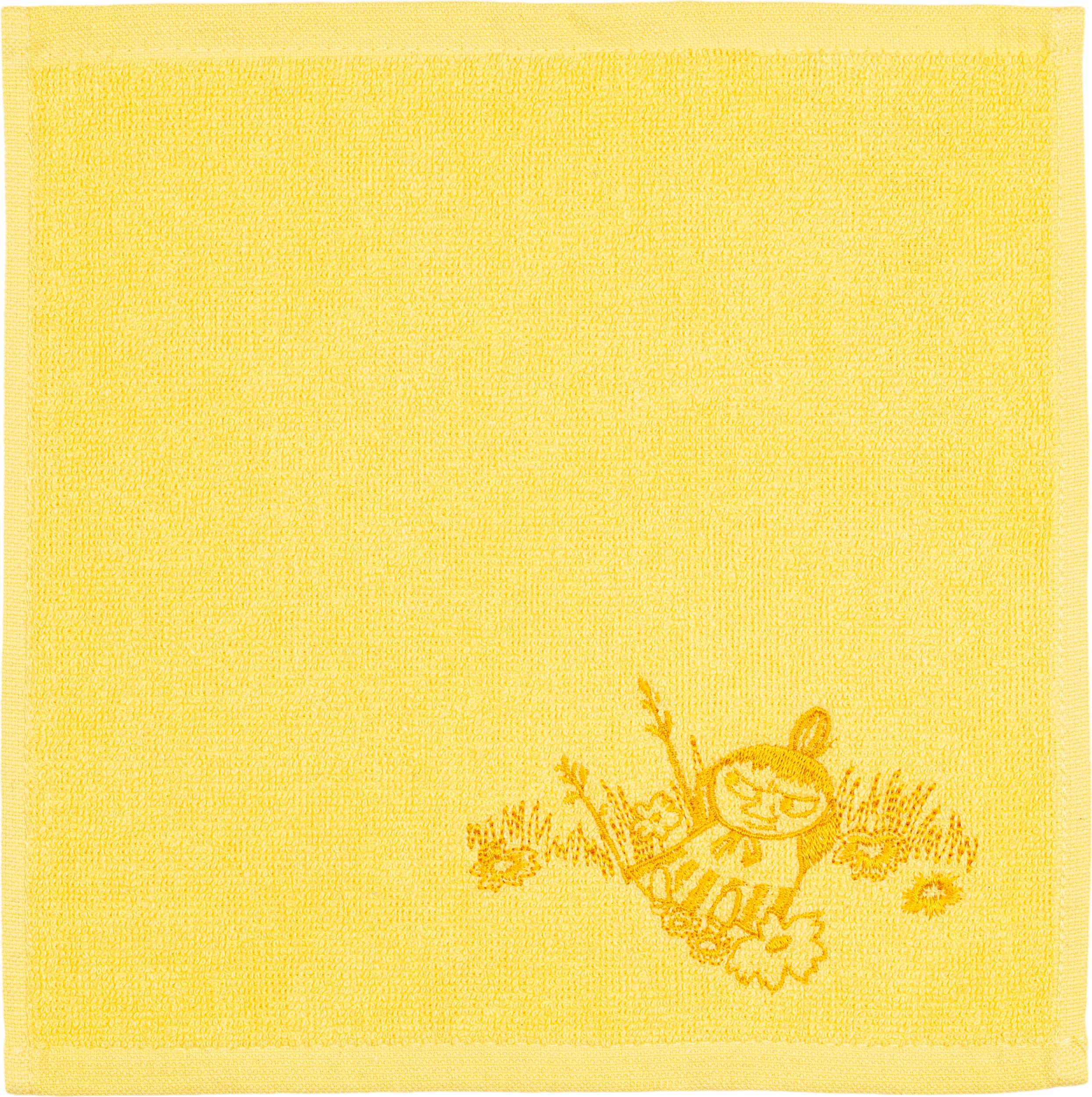 Ręcznik do rąk Arabia Finland Muminki Mała Mi 25 x 25 cm żółty