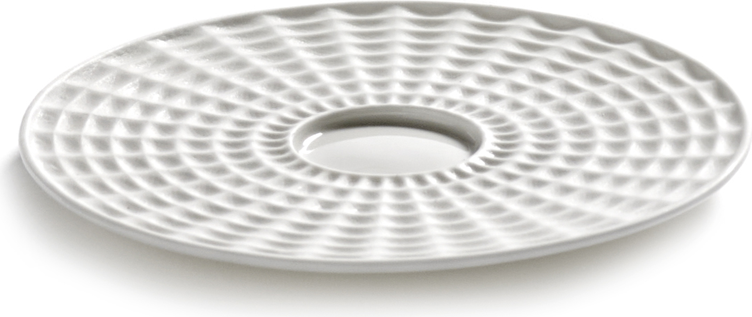 Spodek do filiżanki do kawy lungo Nido 11,5 cm biały