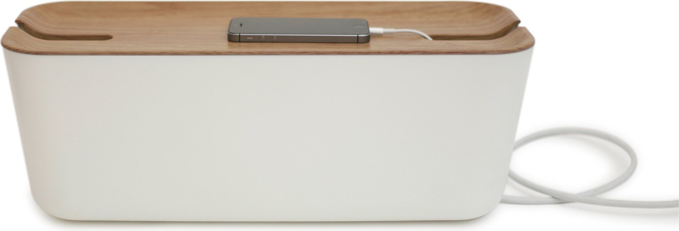 Pojemnik na kable Hideaway Nature XL jasny