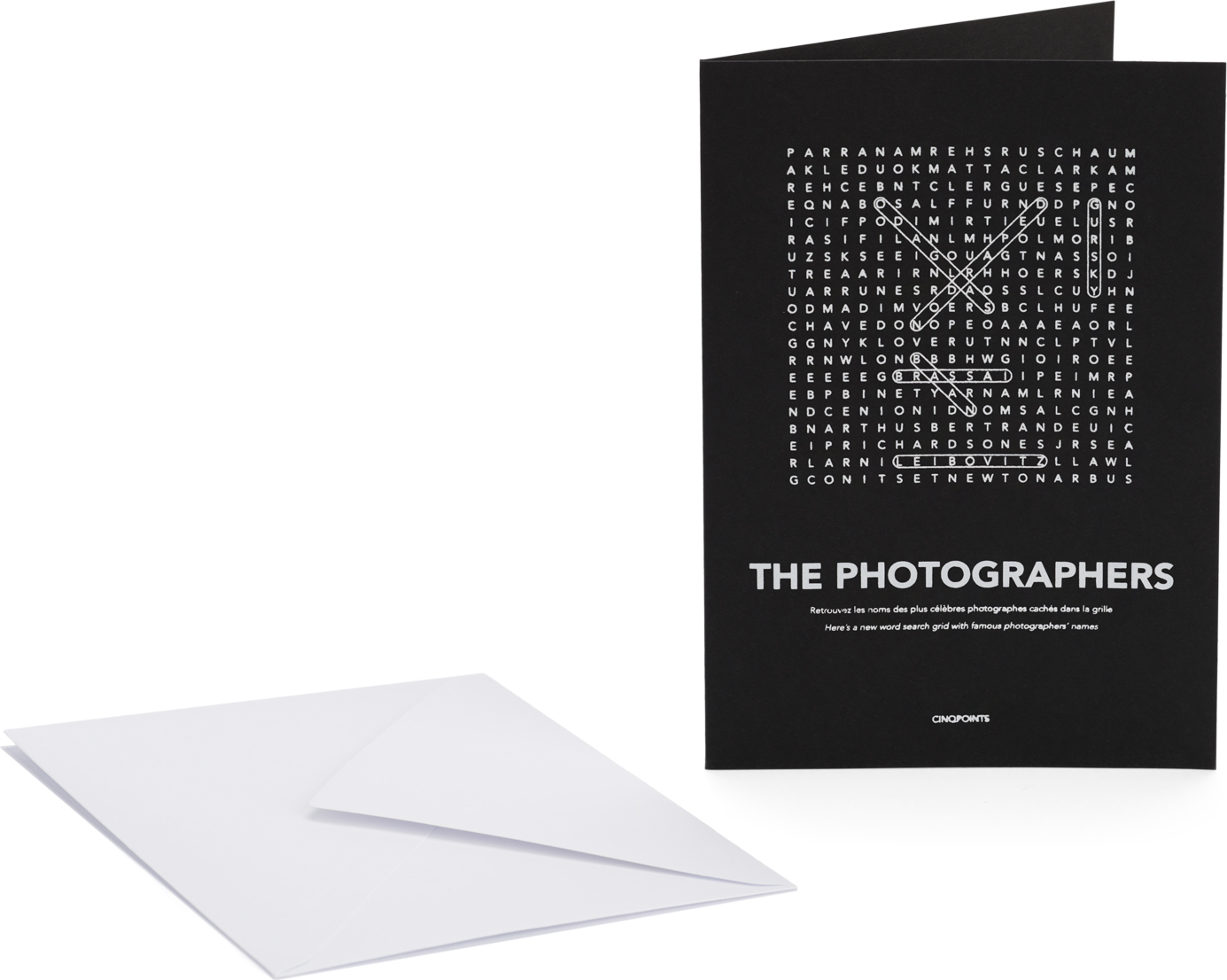 Kartka z kopertą Find Me Photographers