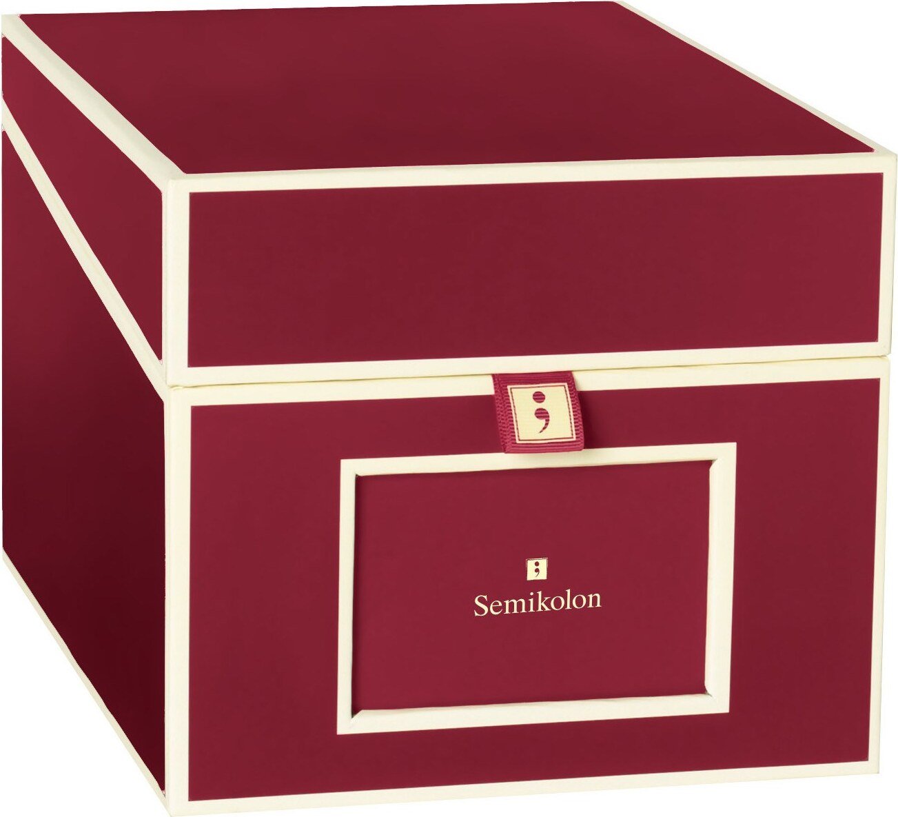 Pudełko na zdjęcia i płyty CD Die Kante burgund