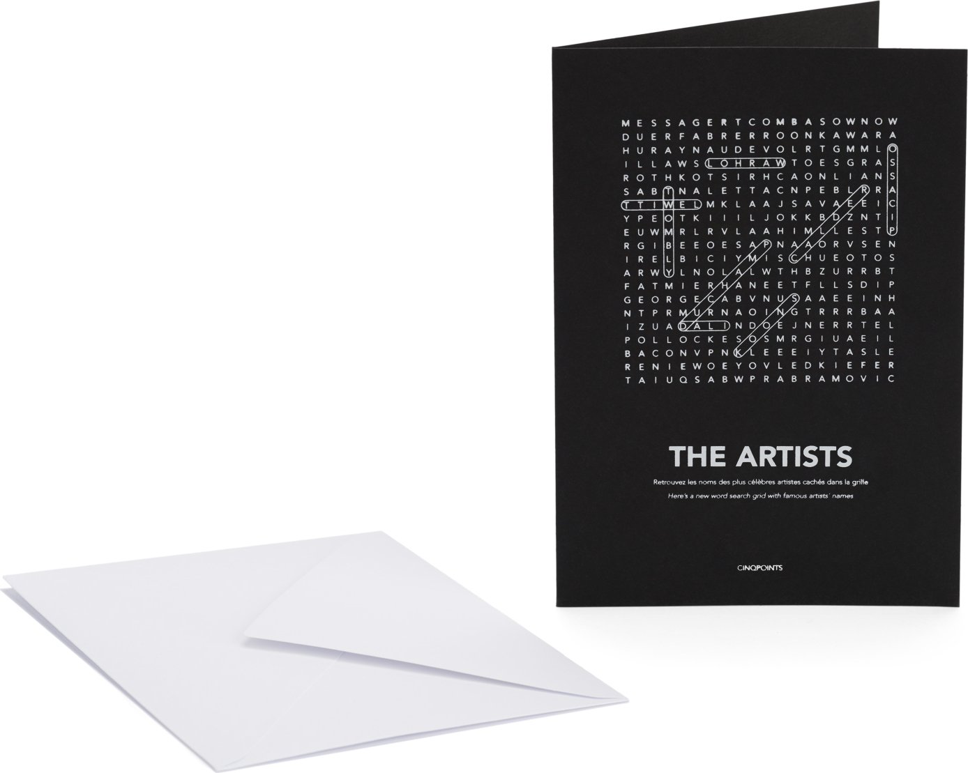 Kartka z kopertą Find Me Artists